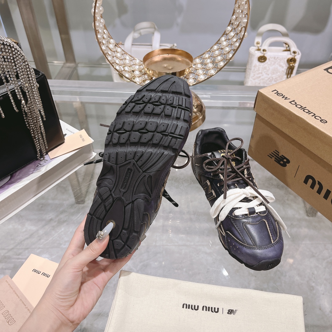 Factory Couple's MiuMiu x New Balance NB530 Casual Sneakers Athletic Shoes Gump Shoes German Trainer