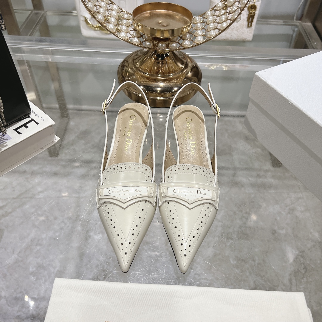 Dior Schuhe Sandalen Replik der höchsten Qualität
 Gold Hardware Echtleder Schaffell Frühlingskollektion