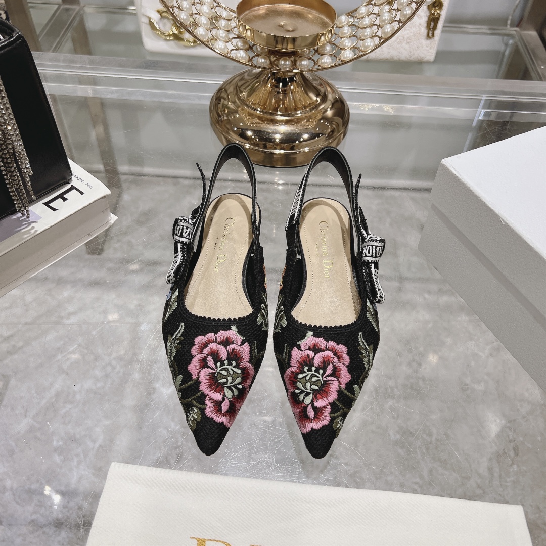 Dior Schuhe Pumps Mit Hohem Absatz Sandalen 2024 Luxus -Repliken
 Weben Sommerkollektion