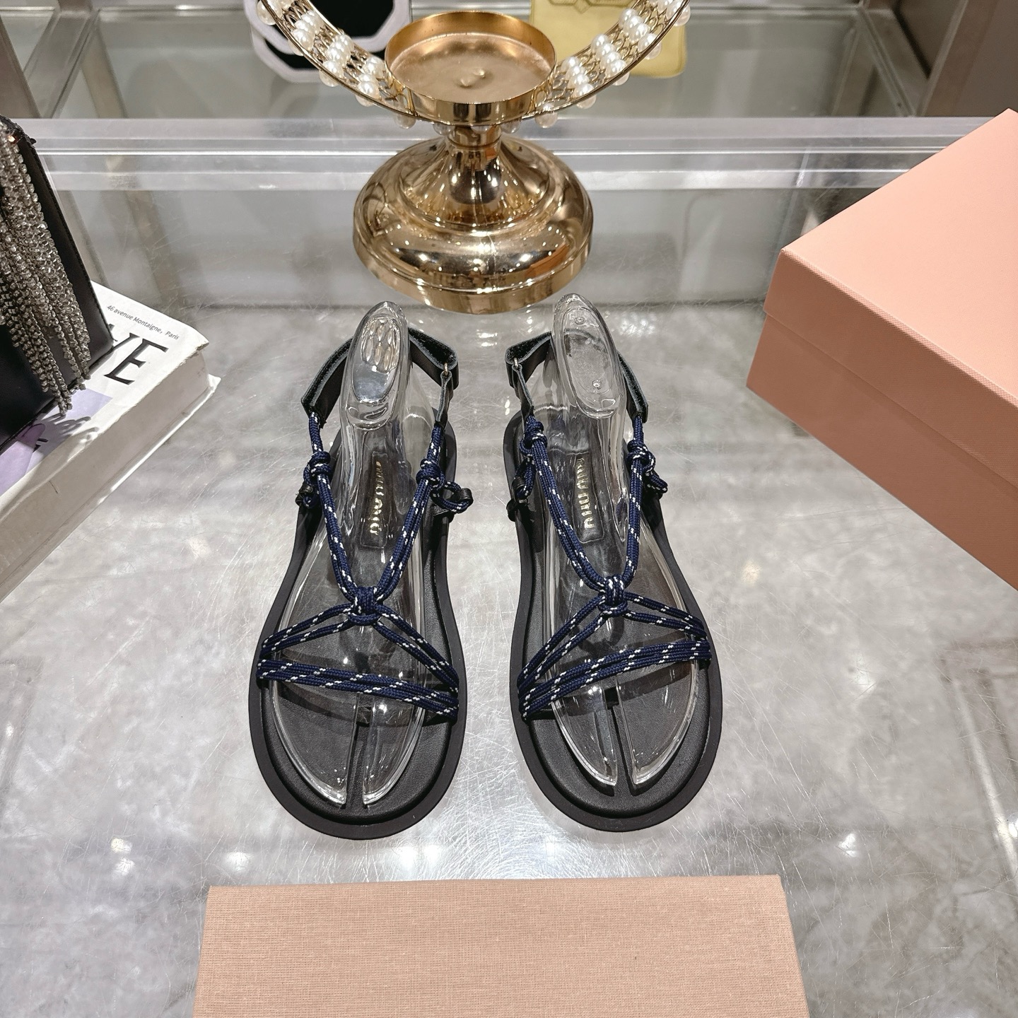 Miu Miu Women's 2025 Spring/Summer Gladiator Toe-Ring Sandals 3 i1743056406780 9763 0 0