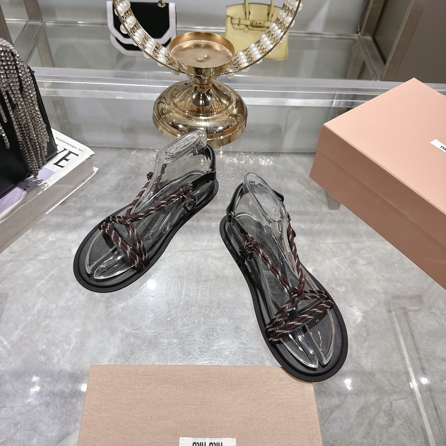Miu Miu 2025 Spring/Summer New Toe Sandals - Stylish & Comfortable 2 i1743056470960 1421 0 0