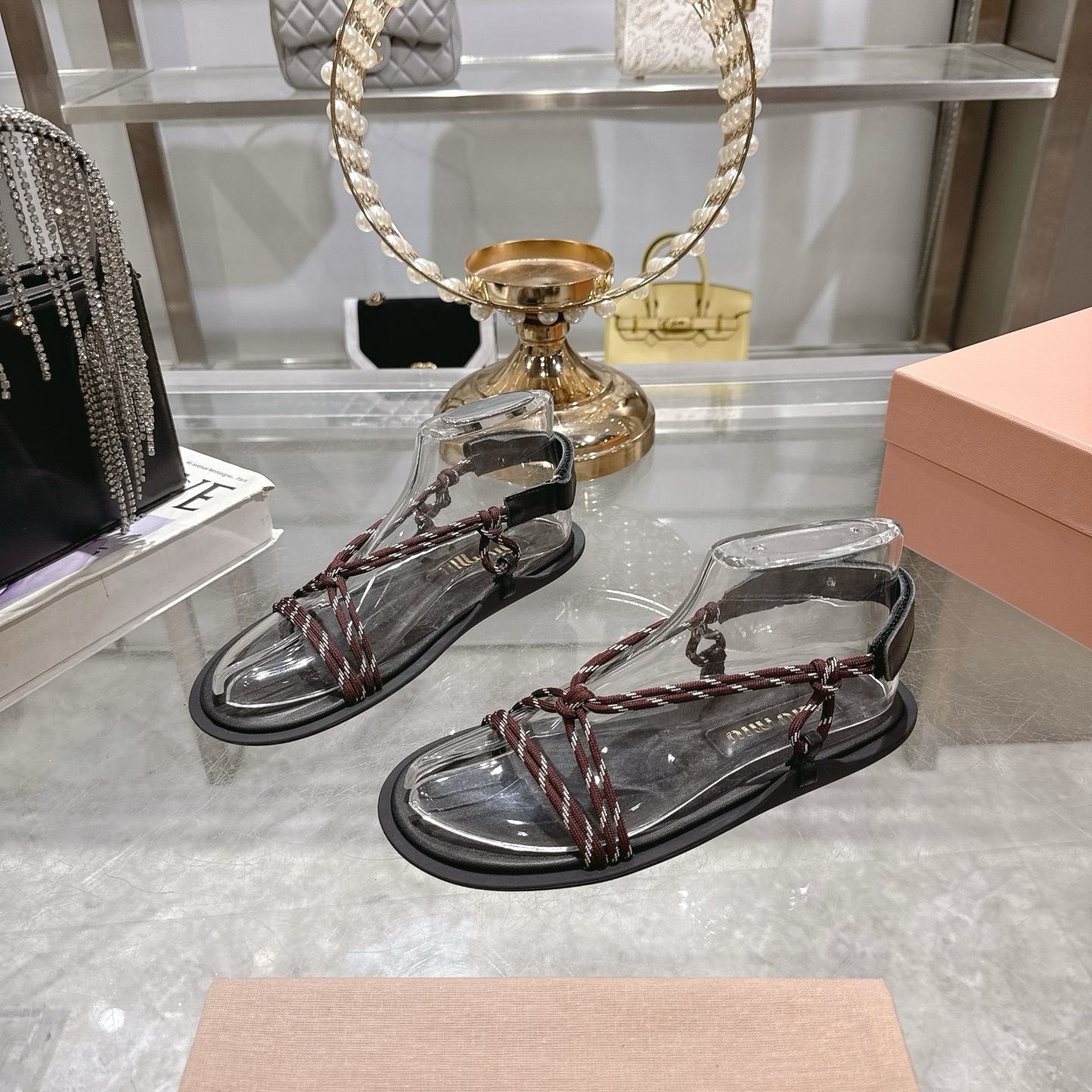 Miu Miu 2025 Spring/Summer New Toe Sandals - Stylish & Comfortable 3 i1743056474045 6573 0 1