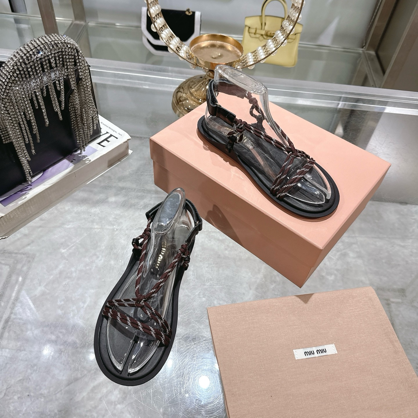 Miu Miu 2025 Spring/Summer New Toe Sandals - Stylish & Comfortable 6 i1743056474091 7902 0 4