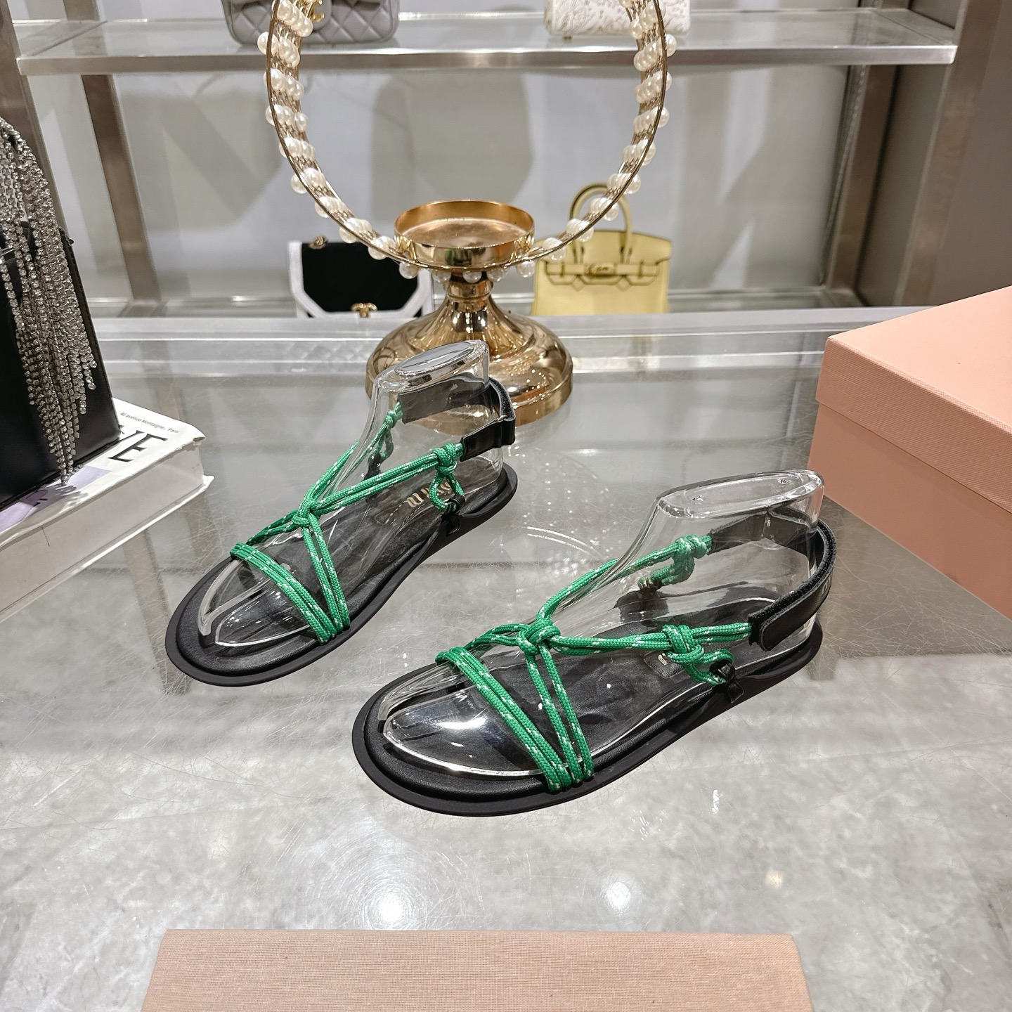 Miu Miu SS25 New Arrival Strappy Thong Sandals - Summer Essential 4 i1743056510941 1126 0 2