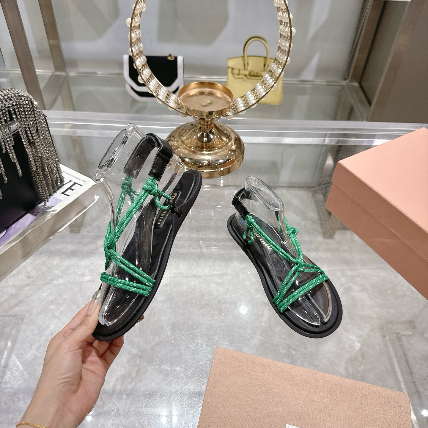 Miu Miu SS25 New Arrival Strappy Thong Sandals - Summer Essential 5 i1743056516218 4094 0 3