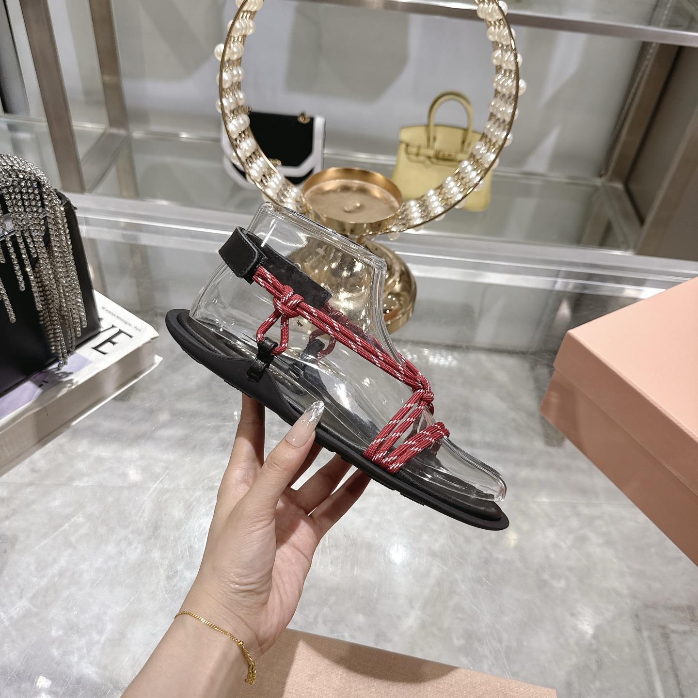 Miu Miu SS25 Braided Leather Toe-Ring Sandals Women's Summer Essential 6 i1743056621576 7961 0 4
