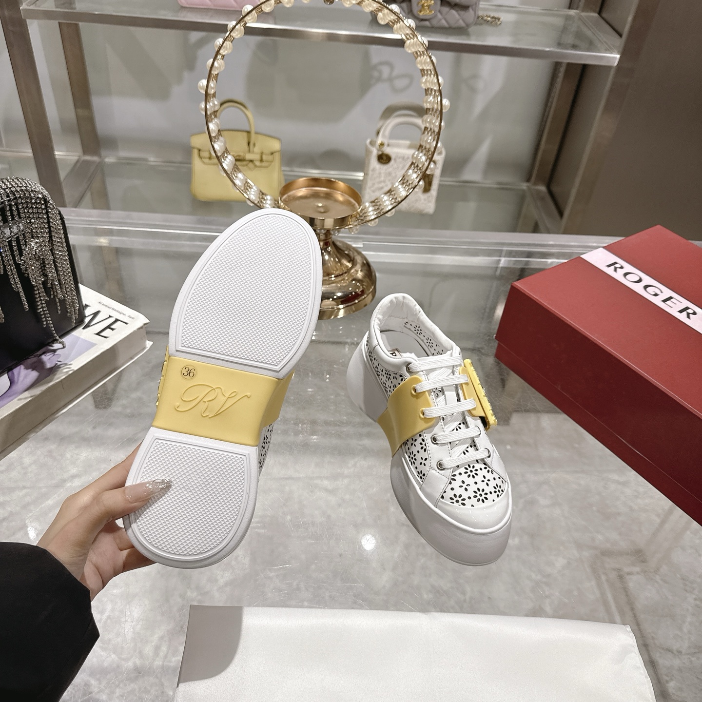 RV Square Buckle White Sneakers:Elevate Your Style with Comfort and Elegance 10 i1743833921686 3140 0 8