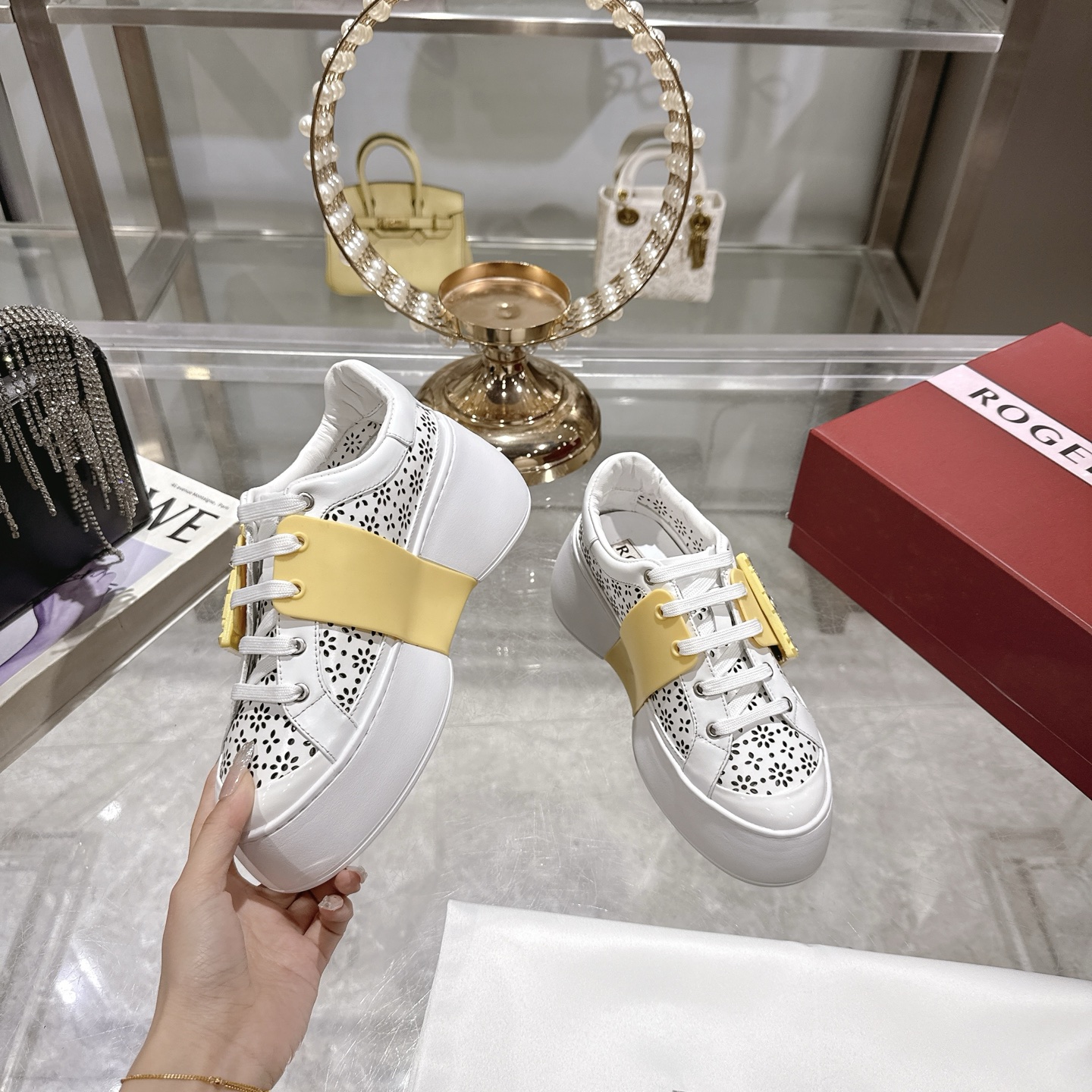 RV Square Buckle White Sneakers:Elevate Your Style with Comfort and Elegance 5 i1743833926142 9236 0 2