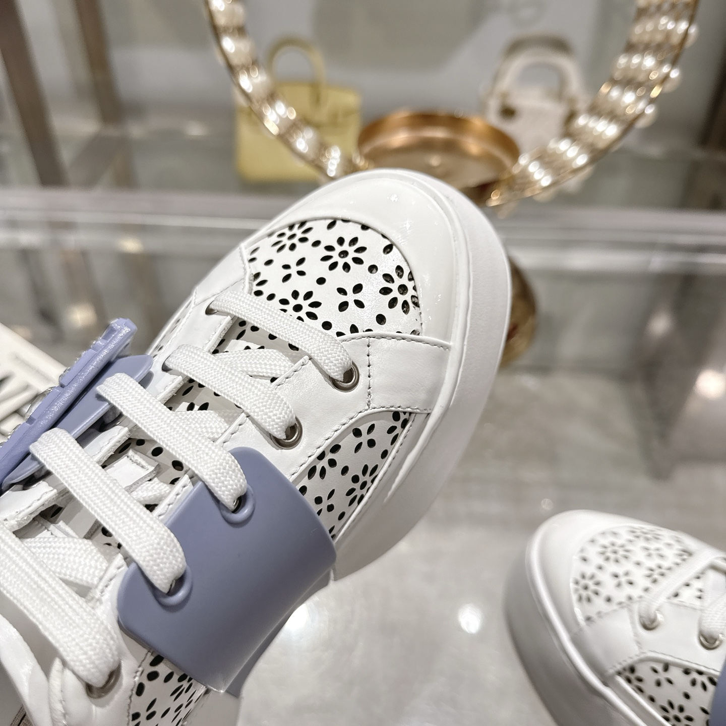 RV Square Buckle White Sneakers - Lightweight, Comfortable, and Stylish 9 i1743834036667 6529 0 7