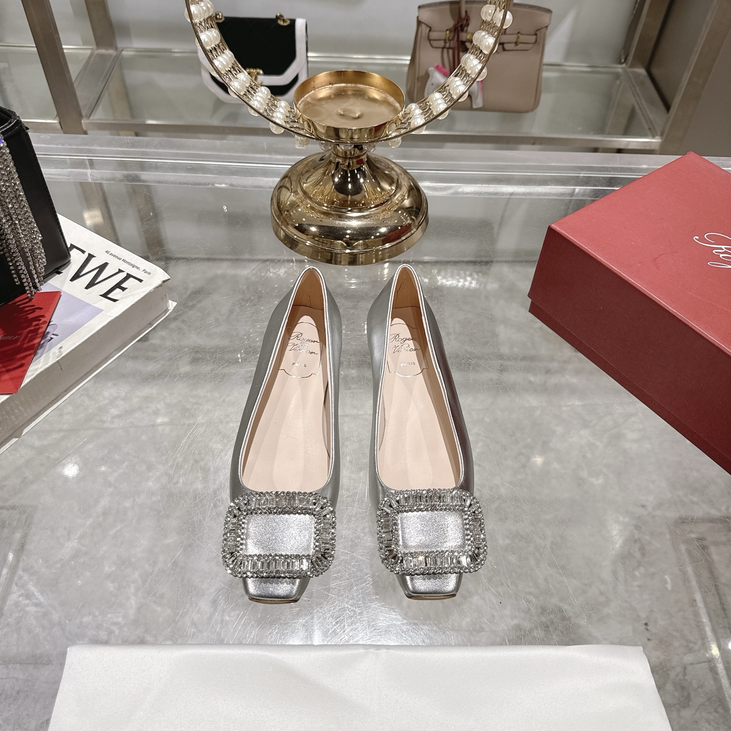 Roger Vivier Bell Vivier Crystal-Embellished Satin Ballet Flats 3 i1744872442260 1726 0 0