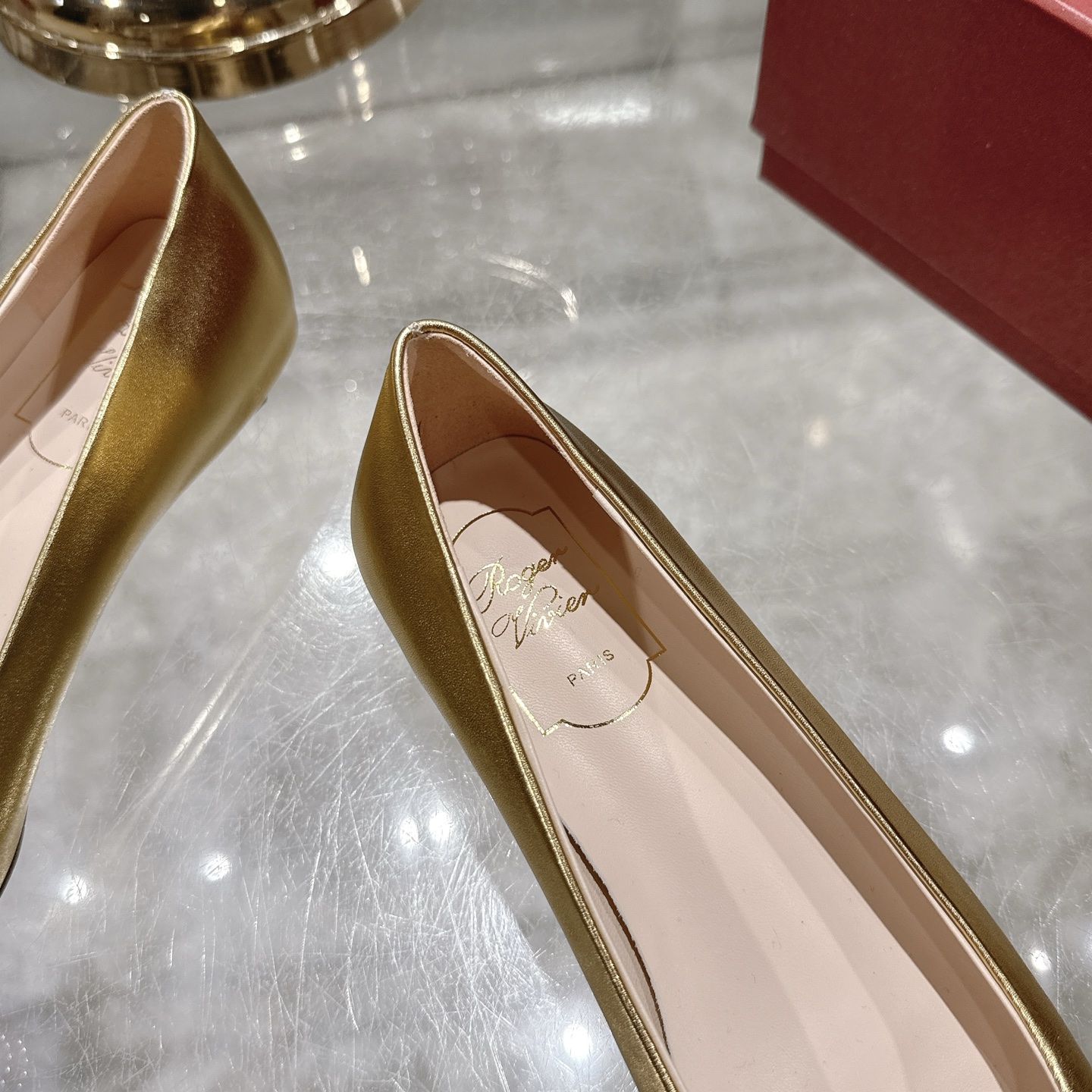 Roger Vivier Women's Bell Vivier Crystal Buckle Satin Ballet Flats 8 i1744872464384 9295 0 6