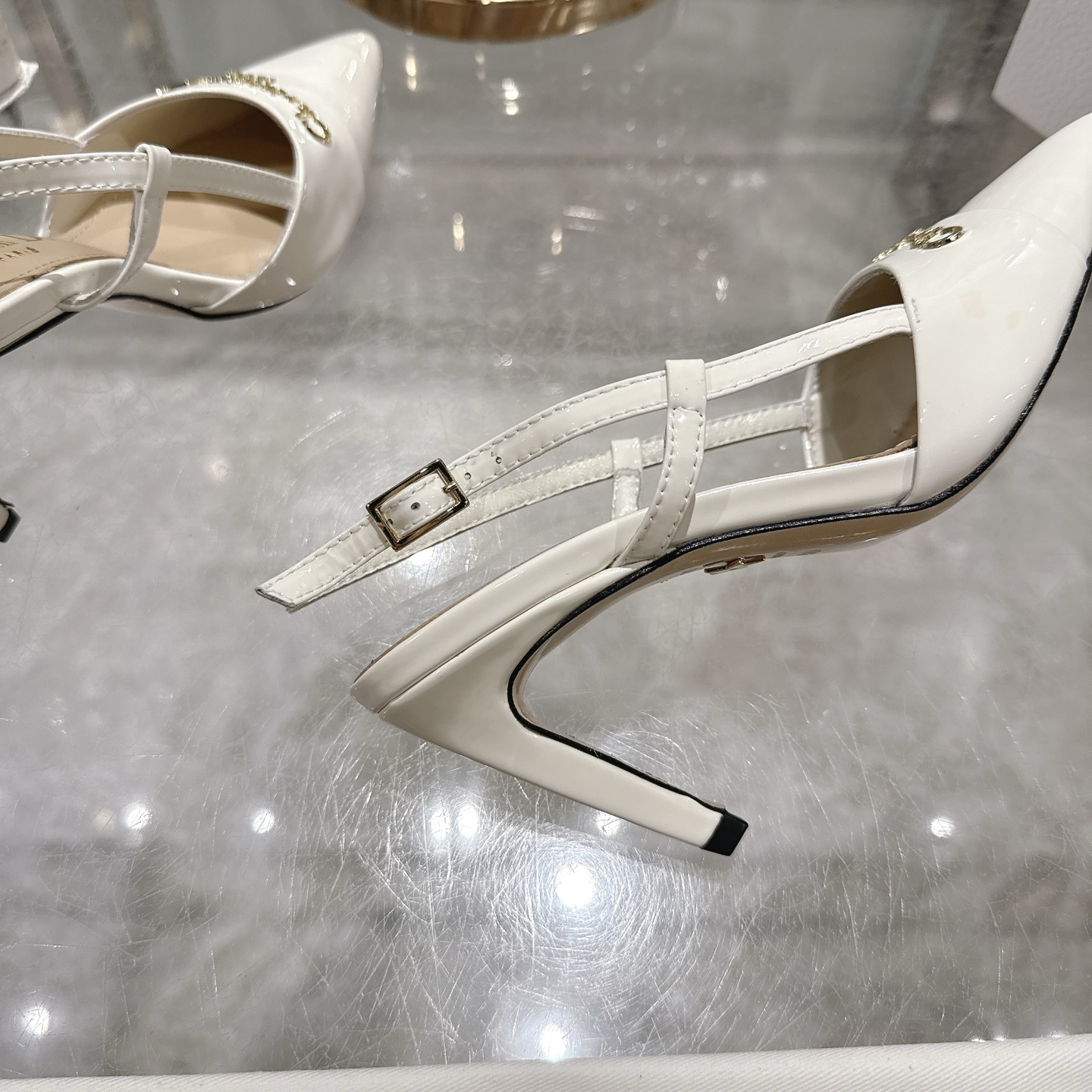 Dior D-My Slingback Pumps, Patent Leather Pointed-Toe Heels 9 i1745301039134 7743 0 7