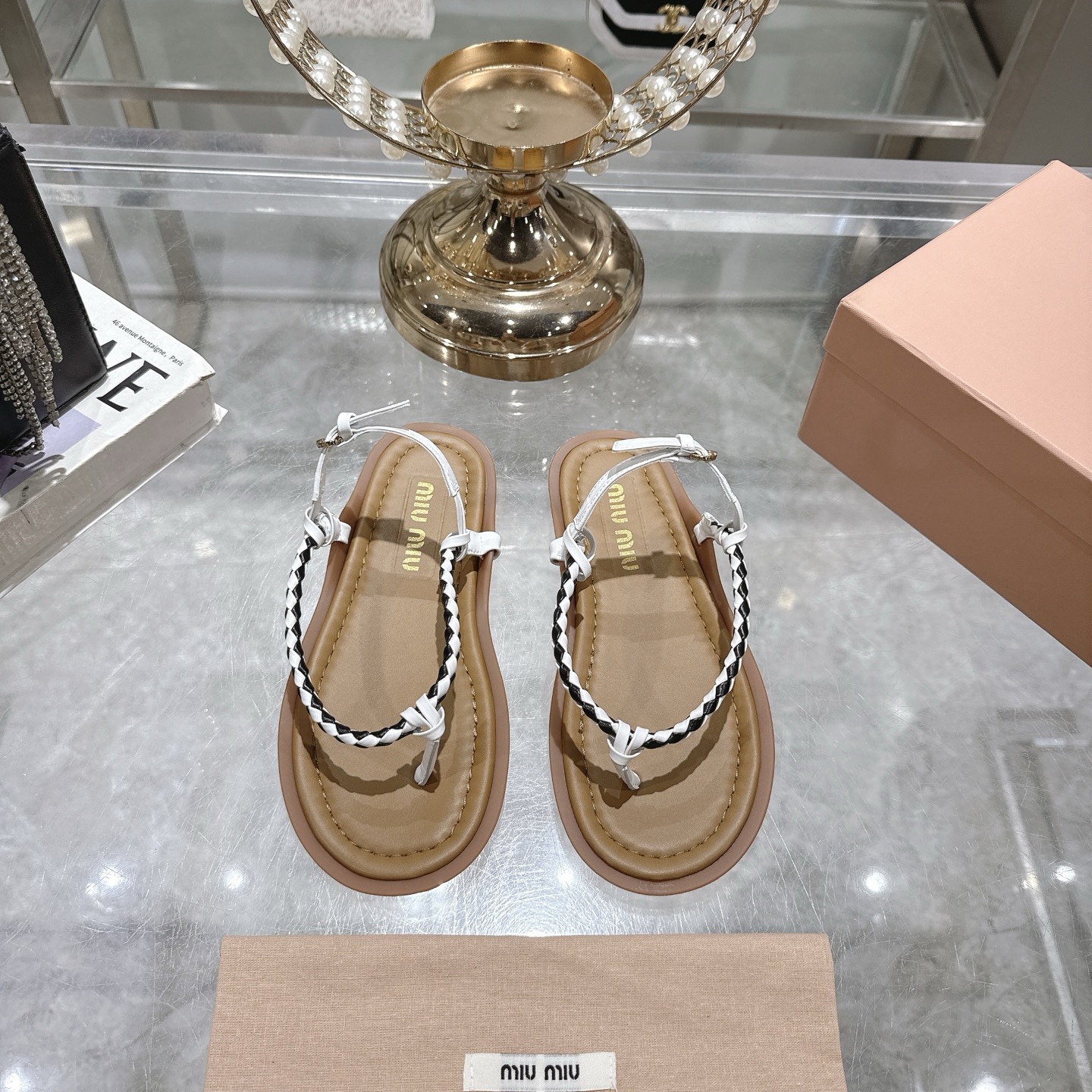 Miu Miu Women's Braided Leather Thong Sandals 3 i1745729727171 9975 0 0