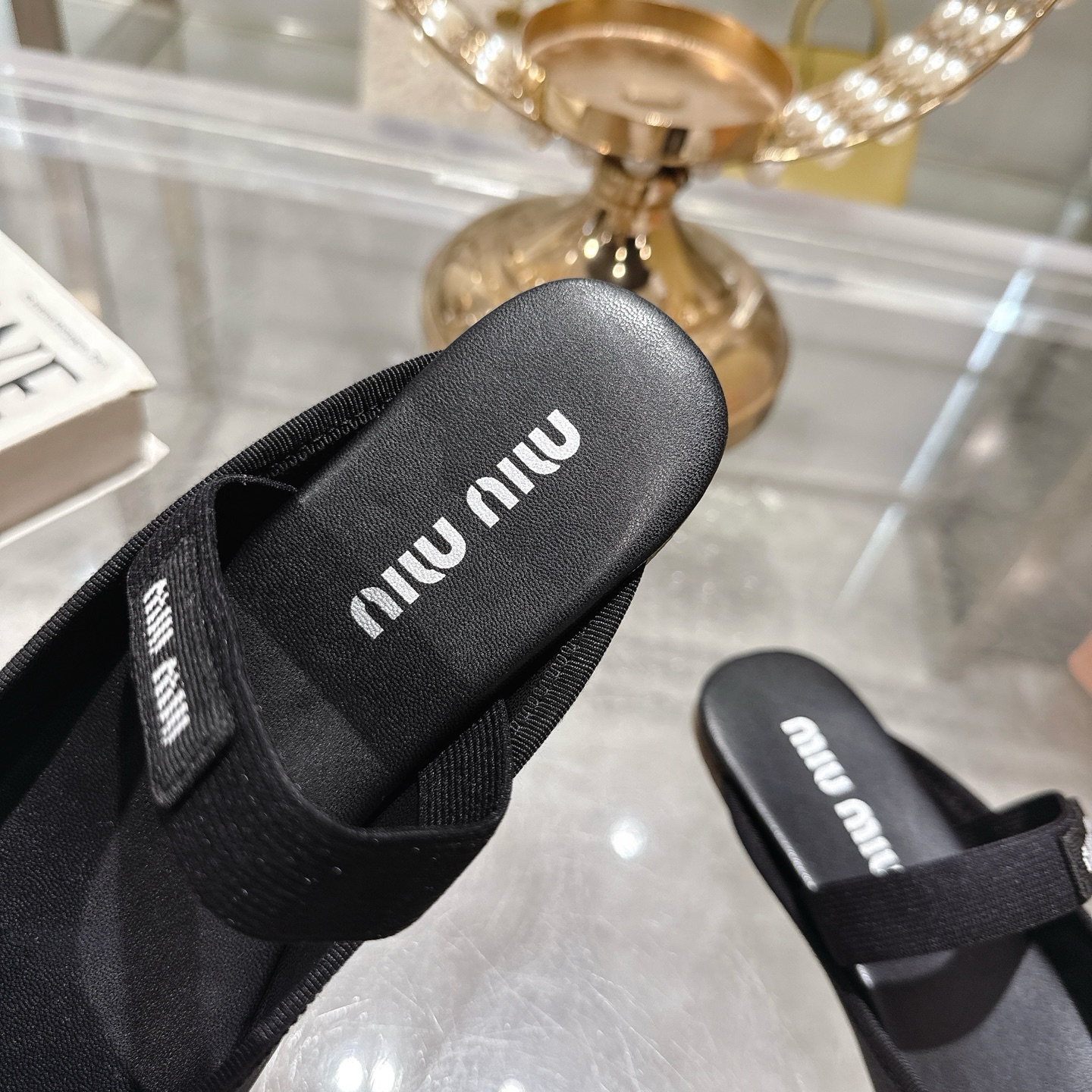 Miu Miu Bow Ballerina Slippers, Spring/Summer Collection Perfect Round Toe 8 i1745735551703 8611 0 6