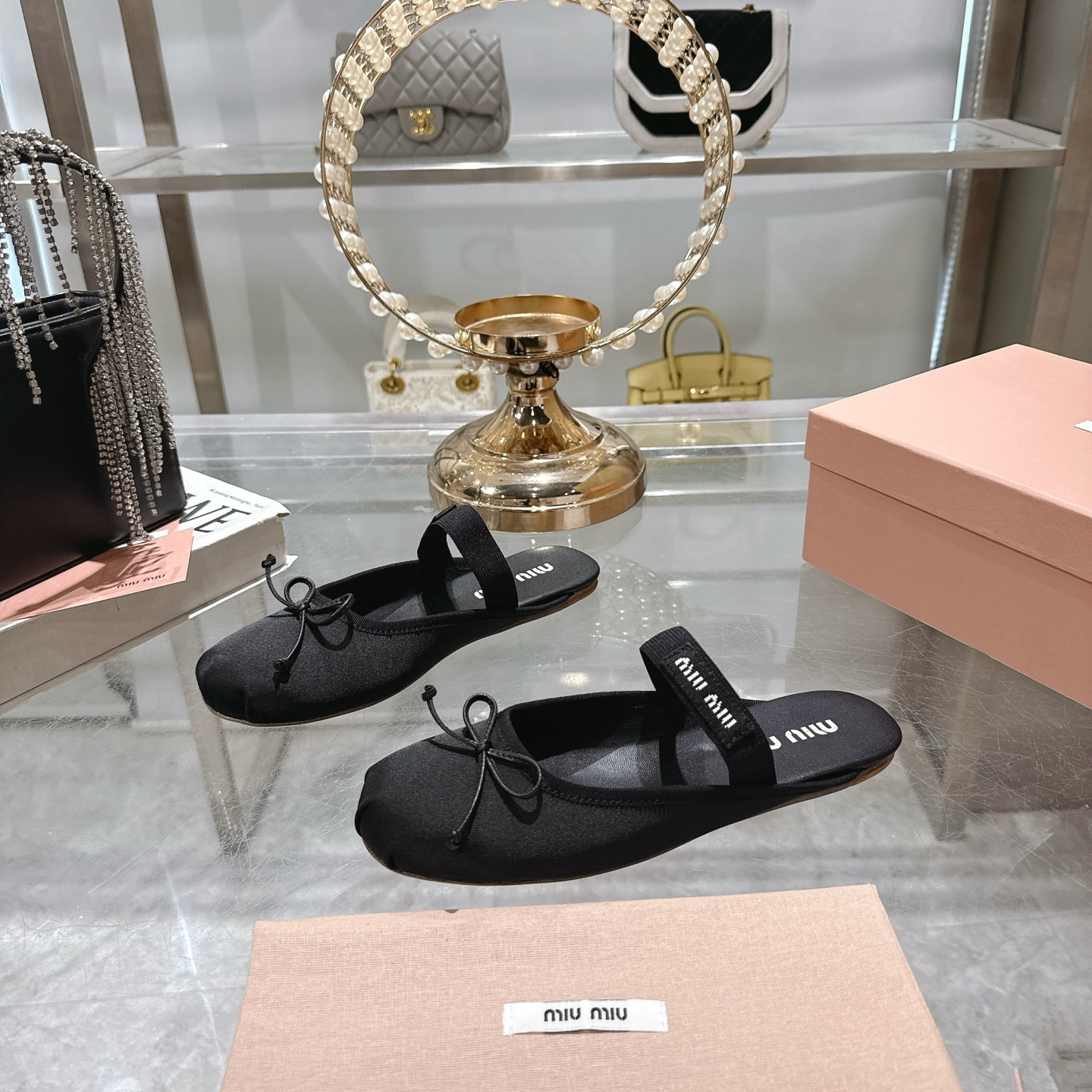 Miu Miu Bow Ballerina Slippers, Spring/Summer Collection Perfect Round Toe 5 i1745735551717 2439 0 2