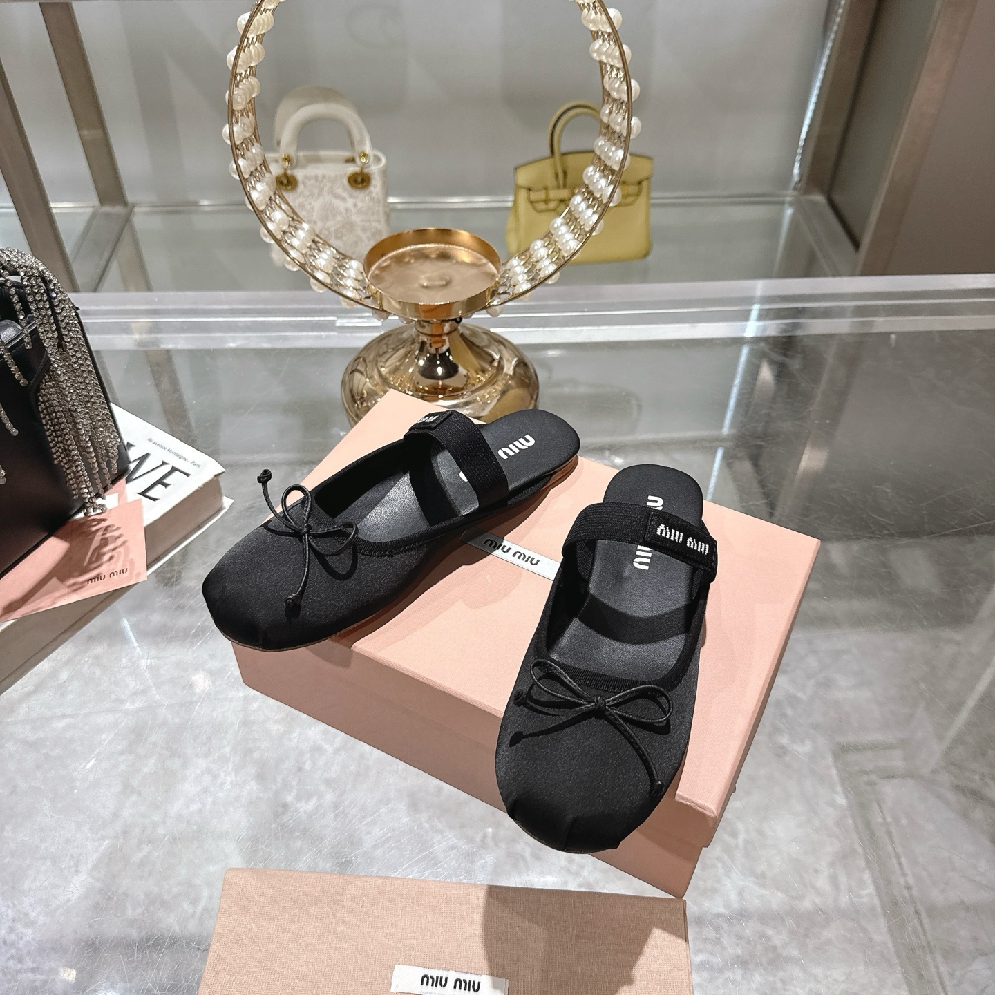 Miu Miu Bow Ballerina Slippers, Spring/Summer Collection Perfect Round Toe 2 i1745735551725 9384 0 5