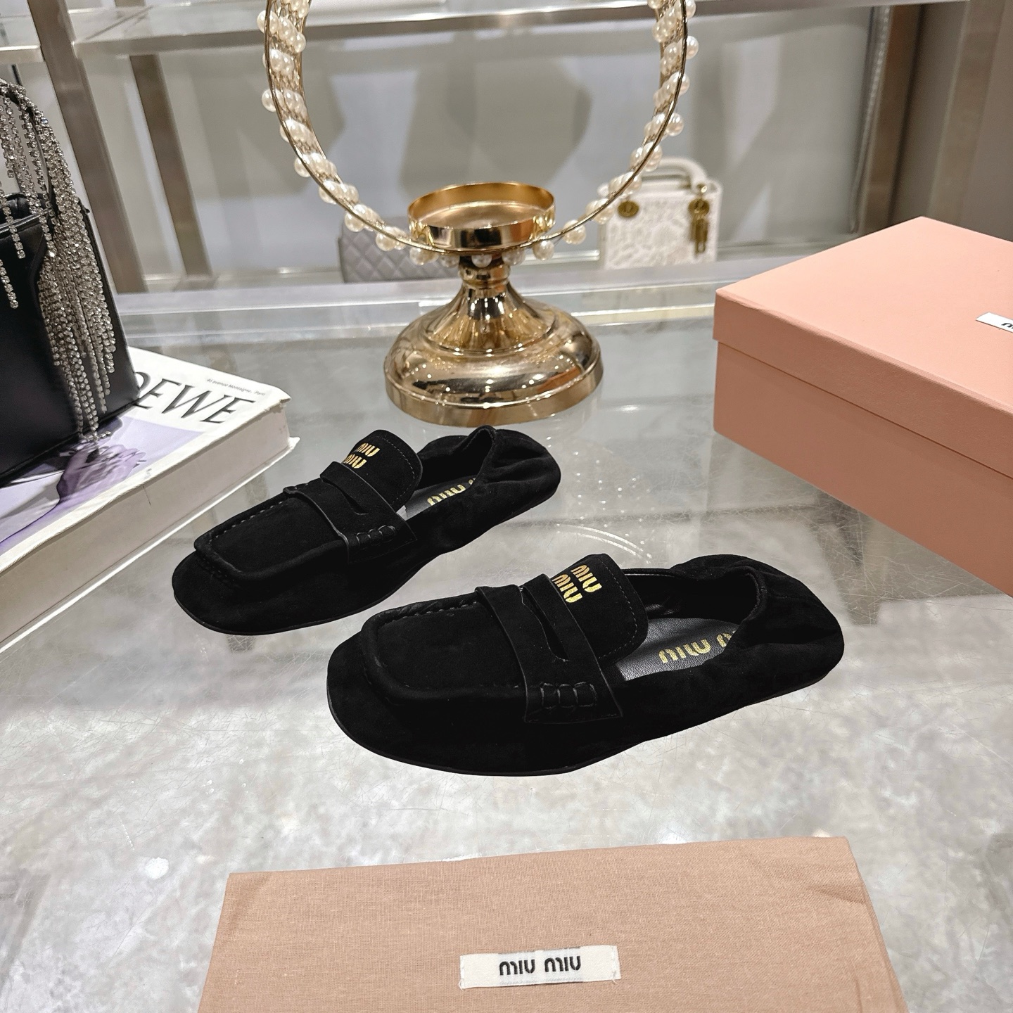 Miu Miu 25SS Spring Ballet Flats Loafers - Timeless Elegance, Effortless Style