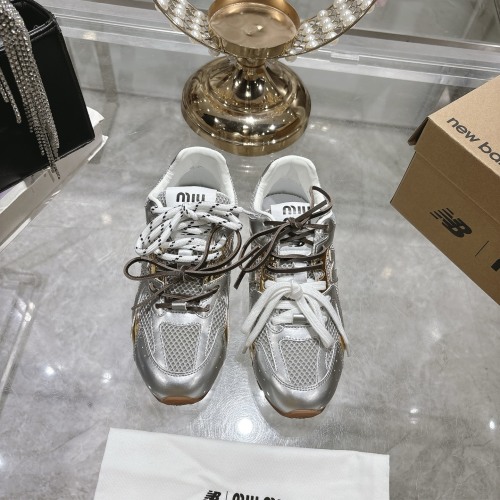 Miu Miu x New Balance 530 Silver Sneakers Women's Size 35-40 Made in Italy 1 Miu Miu x New Balance 530 Silver Sneakers Women's Size 35-40 Made in Italy