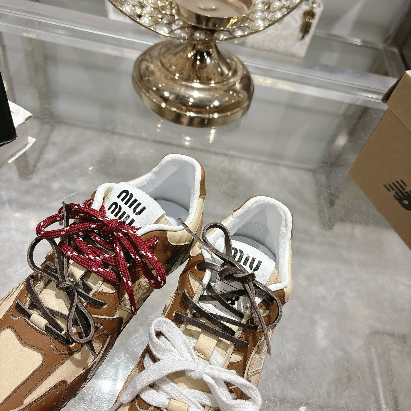 Factory Single Shoes Top Version: New Colours Upgrade Miu Miu x New Balance New Balance NB530 Half S