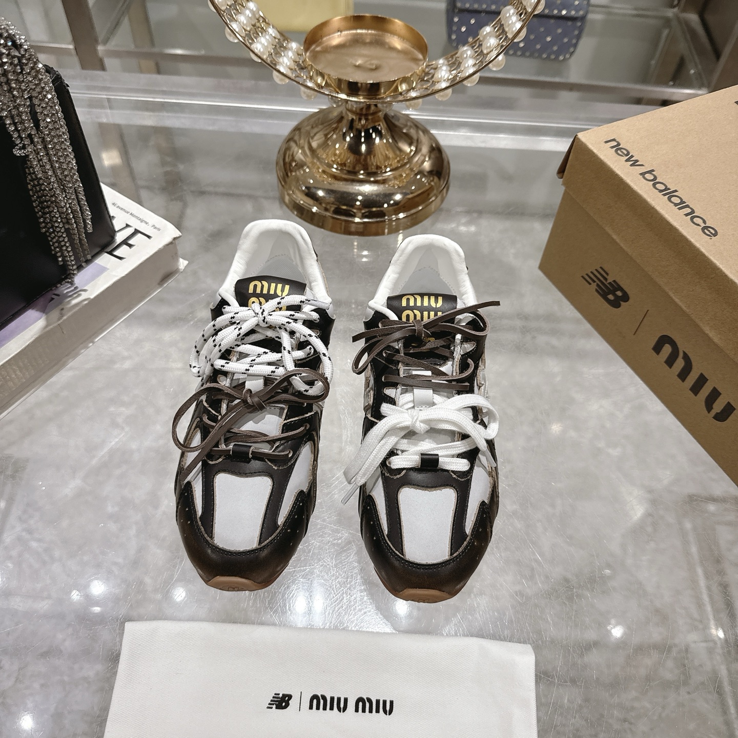 Factory Single Shoes Top Version: New Colours Upgrade Miu Miu x New Balance New Balance NB530 Half S