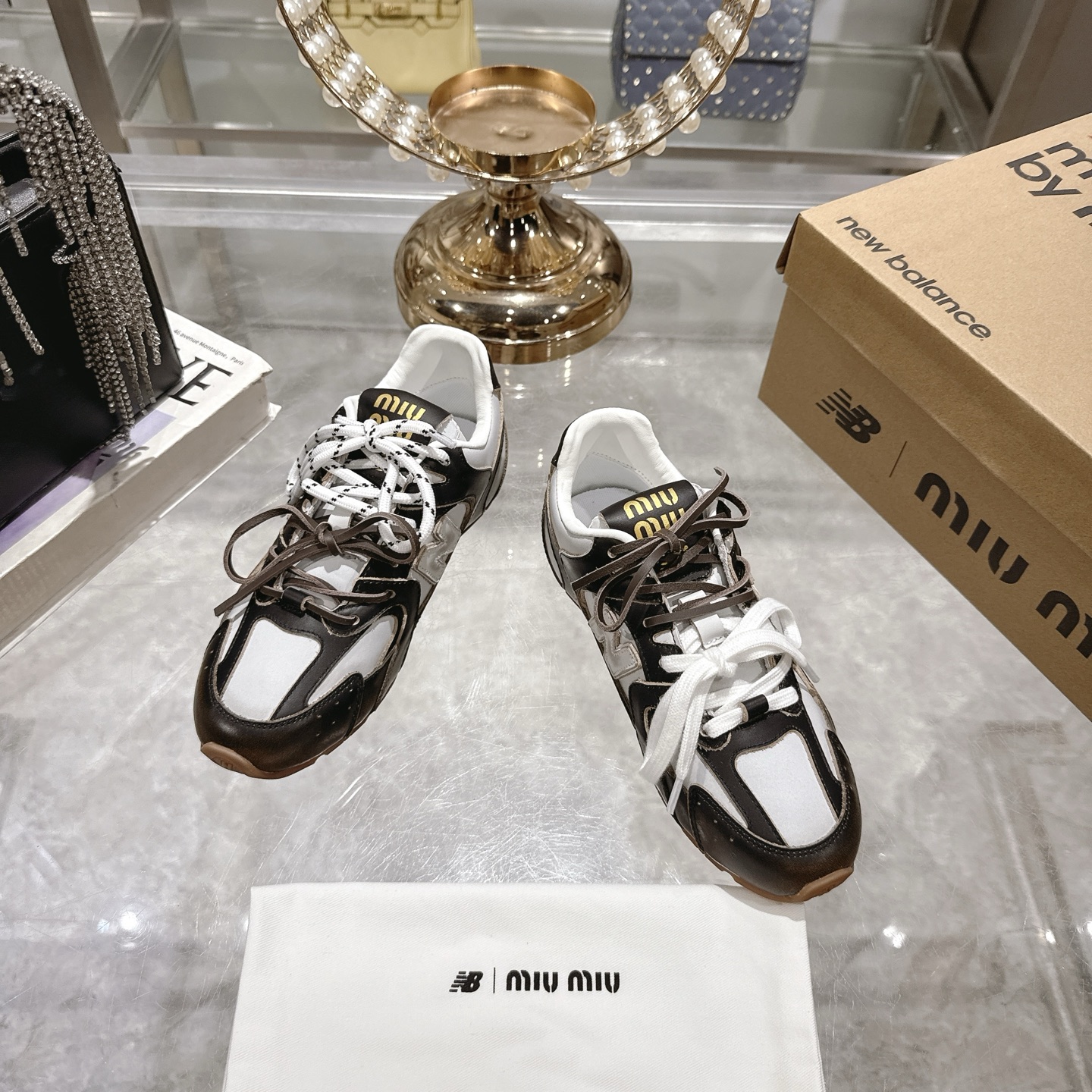 Factory Single Shoes Top Version: New Colours Upgrade Miu Miu x New Balance New Balance NB530 Half S