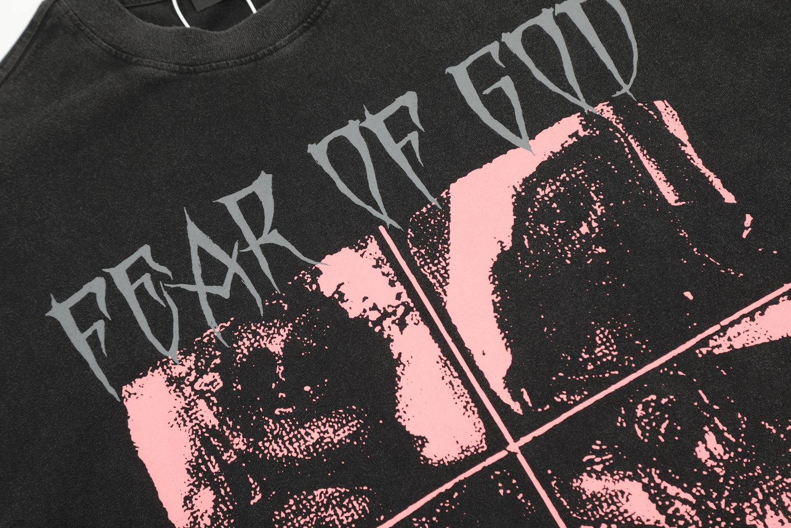 Fear of God Vintage Divine Graphic Print Short Sleeve T-Shirt - Washed Black 6 o 1ij5d1npj1bc46k1kqmqj6mbo6