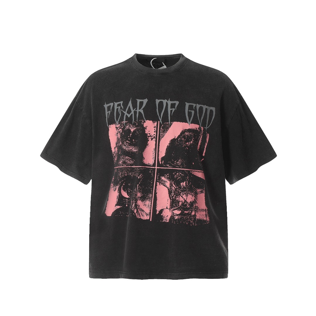 Fear of God Vintage Divine Graphic Print Short Sleeve T-Shirt - Washed Black 3 o 1ij5d1npkpoa1suc16gsvjkc1t7
