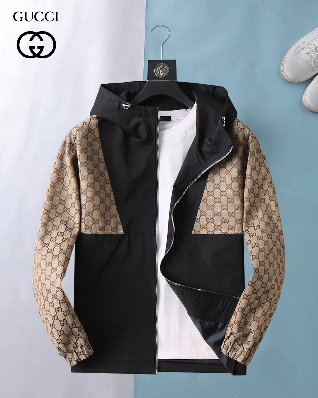 NO:644314,Same style on Gucci official website, on sale in advance!  2025 new autumn men's jackets, high-end version with complete three-standard original order!  With hidden hood, custom-made fabrics at the counter, highly breathable and comfortable, impeccable details, brand element design concept, reflecting high quality. It feels delicate and soft!  It presents a casual cut and the upper body shape is awesome!  Size M～3XL, maximum wear is 195kg.,,gucci,jackets & coats,jackets & coats,hats,alexander wang19860909古驰官网同款,提前发售！2025秋季新款男士夹克外套,原单三标齐全高端版本！带隐藏帽,专柜定制面料 透气舒适度高,细节无可挑剔,品牌元素设计理念,体现高品质.手感细腻柔软！呈现休闲裁剪,上身版型超赞！码数M～3XL,最大穿195斤.,,gucci,jackets & coats,jackets & coats,hats,alexander wang,Men's clothing