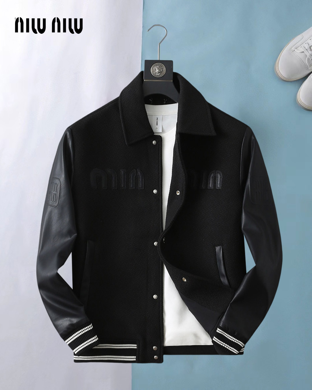 NO:644330,miumiu 2025 autumn popular counter new casual fashion jacket. Ultra-avant-garde design style. Delicate and comfortable. Very light and not easy to wrinkle. Multiple craftsmanship. The overall design is quite visual. The upper body is casual and stylish, with a certain degree of stiffness. It is definitely recommended for the temperament that is at the forefront of fashion. It is a must-have for urban leisure. Size M-XXXL (175 140 catties wears L and the maximum wear is 200 catties),,miumiu,jackets &  coats,alexander wang19860909miumiu 缪缪 2025秋季爆款专柜新款休闲时尚夹克 超前卫设计风格 细腻舒适 穿着非常轻便不易起皱.多重重工艺 整体的设计颇具视觉感,上身休闲有型,有一定的挺括度,绝对走在时尚最尖端的气质感推荐,都市休闲必备.尺码 M-XXXL(175 140斤穿L 最大穿200斤),,miumiu,jackets & coats,alexander wang,Men's clothing