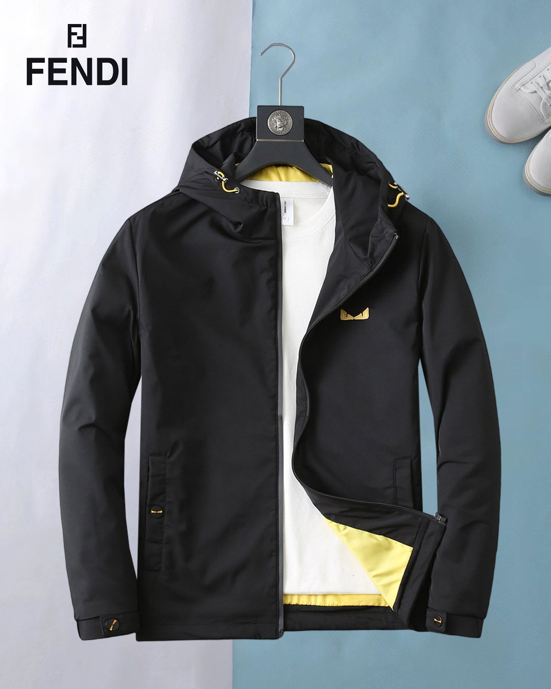 NO:644340,Fendi's 2025 autumn hot-selling counter new casual fashion jacket. Ultra-avant-garde design style. Delicate and comfortable. Very light to wear and not easy to wrinkle. Multiple craftsmanship. The overall design is quite visual. The upper body is casual and stylish, with a certain degree of stiffness. It is definitely at the forefront of fashion. It is recommended for urban leisure. Size M-XXXL (175, 140 pounds, L, maximum wear 200 pounds),, fendi, jackets &  coats,alexander wang19860909芬迪 2025秋季爆款专柜新款休闲时尚夹克 超前卫设计风格 细腻舒适 穿着非常轻便不易起皱.多重重工艺 整体的设计颇具视觉感,上身休闲有型,有一定的挺括度,绝对走在时尚最尖端的气质感推荐,都市休闲必备.尺码 M-XXXL(175 140斤穿L 最大穿200斤),,fendi,jackets & coats,alexander wang,Men's clothing