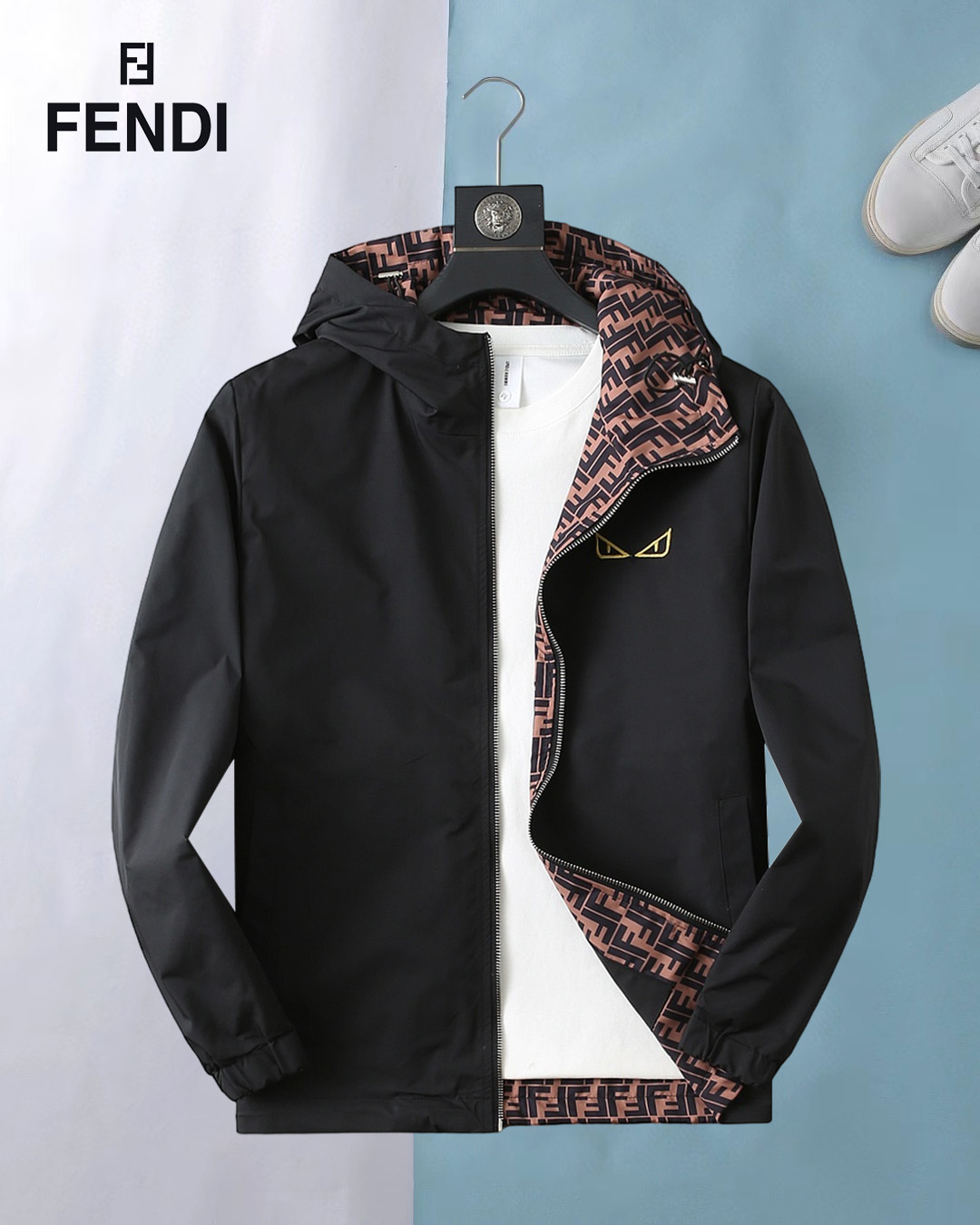 NO:644349,Fendi's 2025 autumn hot-selling counter new casual fashion jacket. Ultra-avant-garde design style. Delicate and comfortable. Very light to wear and not easy to wrinkle. Multiple craftsmanship. The overall design is quite visual. The upper body is casual and stylish, with a certain degree of stiffness. It is definitely at the forefront of fashion. It is recommended for urban leisure. Size M-XXXL (175, 140 pounds, L, maximum wear 200 pounds),, fendi, jackets &  coats,alexander wang19860909芬迪 2025秋季爆款专柜新款休闲时尚夹克 超前卫设计风格 细腻舒适 穿着非常轻便不易起皱.多重重工艺 整体的设计颇具视觉感,上身休闲有型,有一定的挺括度,绝对走在时尚最尖端的气质感推荐,都市休闲必备.尺码 M-XXXL(175 140斤穿L 最大穿200斤),,fendi,jackets & coats,alexander wang,Men's clothing