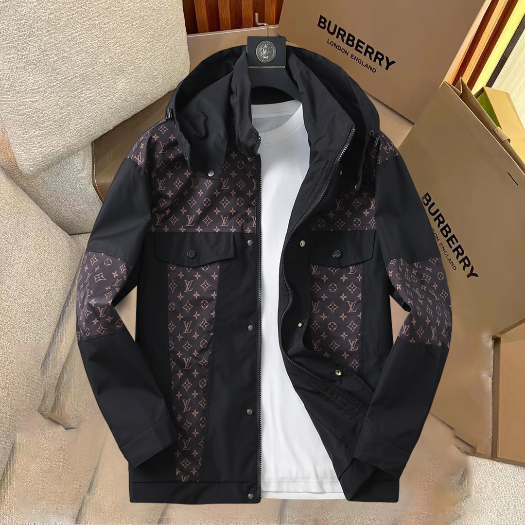 NO:520696,Lv 2025 spring new fashion casual jacket jacket, imported original technology fabric, comfortable and breathable upper body, versatile and not picky, a must-have for successful men in fashion urban areas!  The exquisite craftsmanship logo on the chest, unique design, European fashion style, and fine craftsmanship, highlighting the personality of young people. The original hardware and accessories are of extremely high grade and are very handsome in the upper body!  M-3XL orders to report height and weight!  ,,louis vuitton,jackets & coats,jackets & coats,alexander wang19860909Lv 2025春季新品时尚休闲夹克外套,进口原版科技面料,上身舒适透气,百搭不挑人,时尚都市成功男人必备！胸前精致工艺logo,独特设计欧洲时尚风格,精细工艺,彰显了年轻人的个性,原版五金辅料,档次极高,上身帅气十足！M-3XL下单报身高体重！,,louis vuitton,jackets & coats,jackets & coats,alexander wang,Men's clothing
