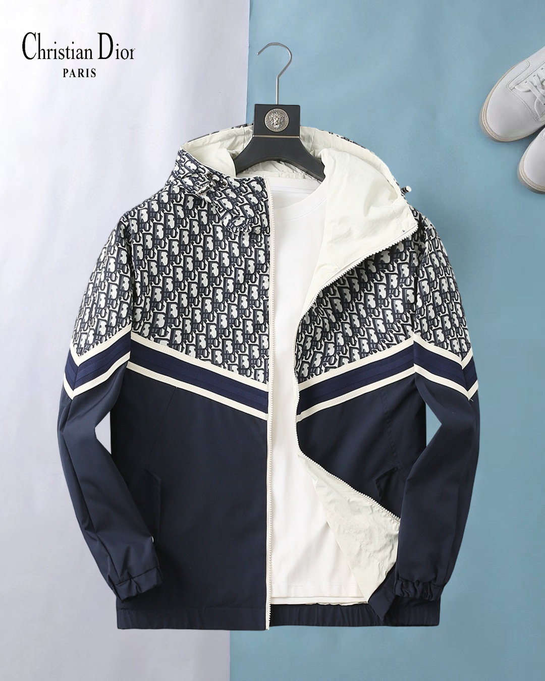 NO:537962,Dior 2025 autumn new jacket jacket, the new product on the show is perfect, comfortable and warm when worn on both sides, three-standard full colors and attractive, and the very outstanding design easily advances the sense of fashion, the workmanship is extremely exquisite and rigorous, and the wiring is neat and meticulous!  A masterpiece of a big-name designer!  The upper body doesn't look bloated and super handsome!  Spot code M ~ XXXL,,dior,jackets & coats,jackets & coats,alexander wang19860909迪奥 2025秋季新款夹克外套,秀场新品品相非常完美,双面穿舒适保暖,三标齐全色泽饱满诱人,非常出彩的设计,轻松将时髦感进阶,做工极为考究严谨,走线工整细致！大牌设计师巨作！上身不显臃肿、超级帅气！现货码数M ～ XXXL,,dior,jackets & coats,jackets & coats,alexander wang,Men's clothing