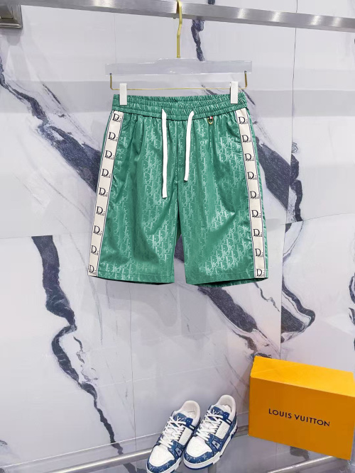 Dior 2025SS Summer New Men's Casual Shorts Luxury Classic Brand Logo Green 1 Dior 2025SS Summer New Men's Casual Shorts Luxury Classic Brand Logo Green