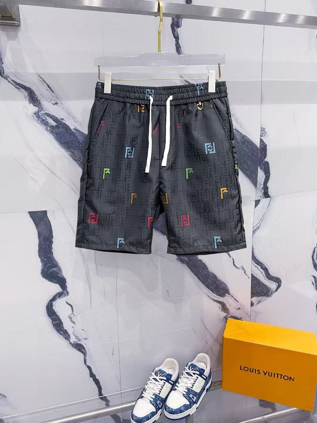 Fendi 2025SS Men's Casual Shorts with Signature Logo - Luxury & Comfort 2 o 1iqdl3e456n91g3ar651rsq10nd1
