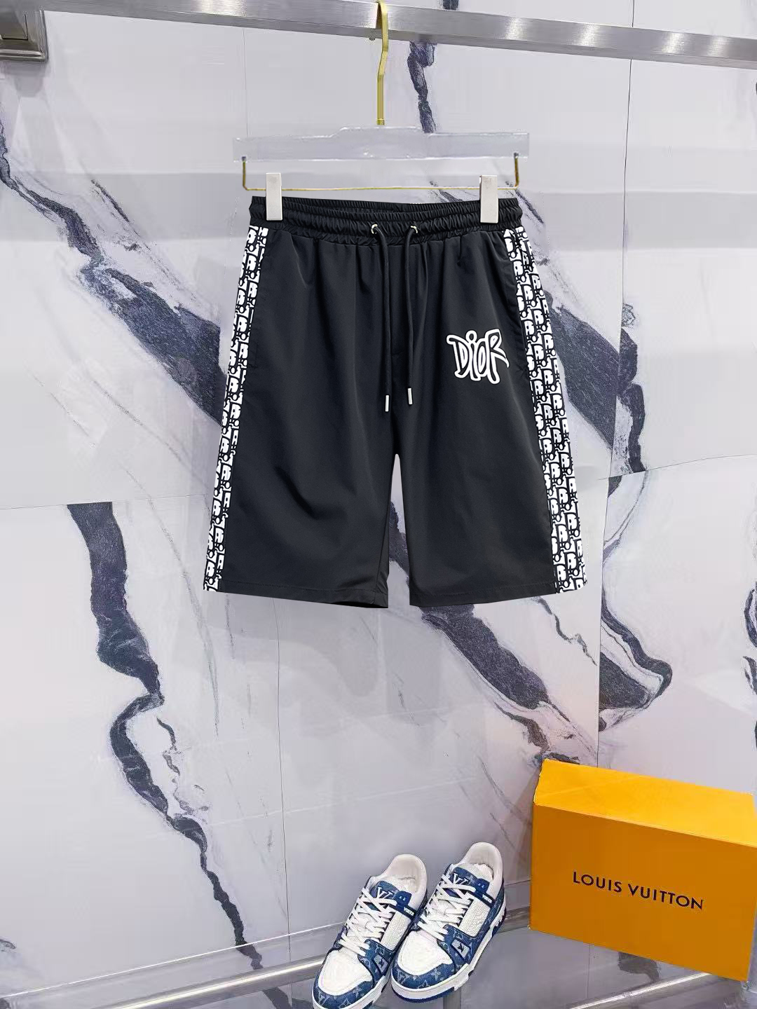 Dior 2025SS Luxury Classic Logo Shorts - Comfortable & Stylish