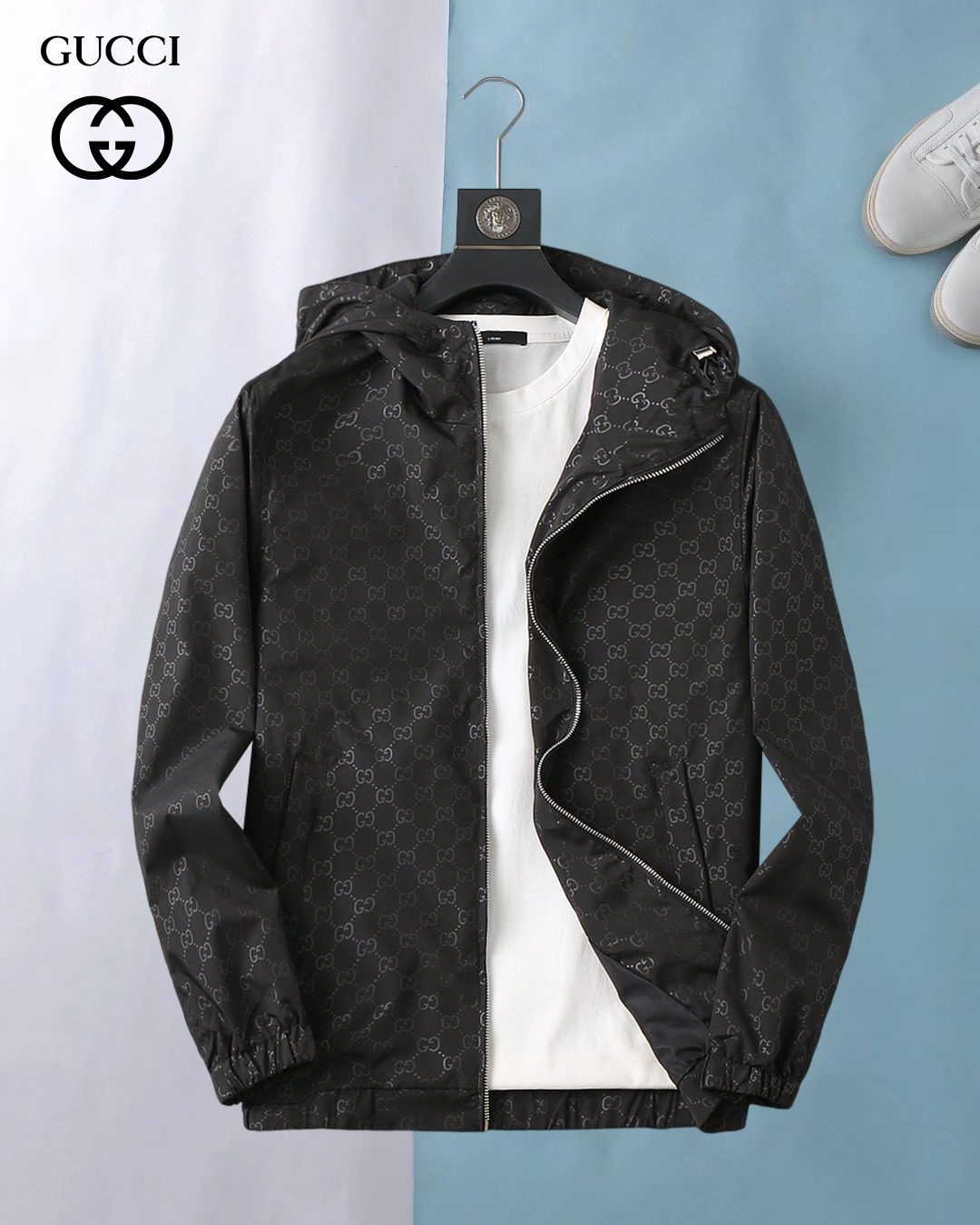 NO:537980,Guqi 2025 autumn new jacket jacket, the new product on the show is perfect, comfortable and warm, the three standards are complete in color and full and attractive, and the very outstanding design easily advances the sense of fashion, the workmanship is extremely exquisite and rigorous, and the wiring is neat and meticulous!  A masterpiece of a big-name designer!  The upper body doesn't look bloated and super handsome!  Spot code M ~ 3XL,,jackets & coats,jackets & coats,alexander wang19860909古奇 2025秋季新款夹克外套,秀场新品品相非常完美,舒适保暖,三标齐全色泽饱满诱人,非常出彩的设计,轻松将时髦感进阶,做工极为考究严谨,走线工整细致！大牌设计师巨作！上身不显臃肿、超级帅气！现货码数M ～ 3XL,,jackets & coats,jackets & coats,alexander wang,Men's clothing