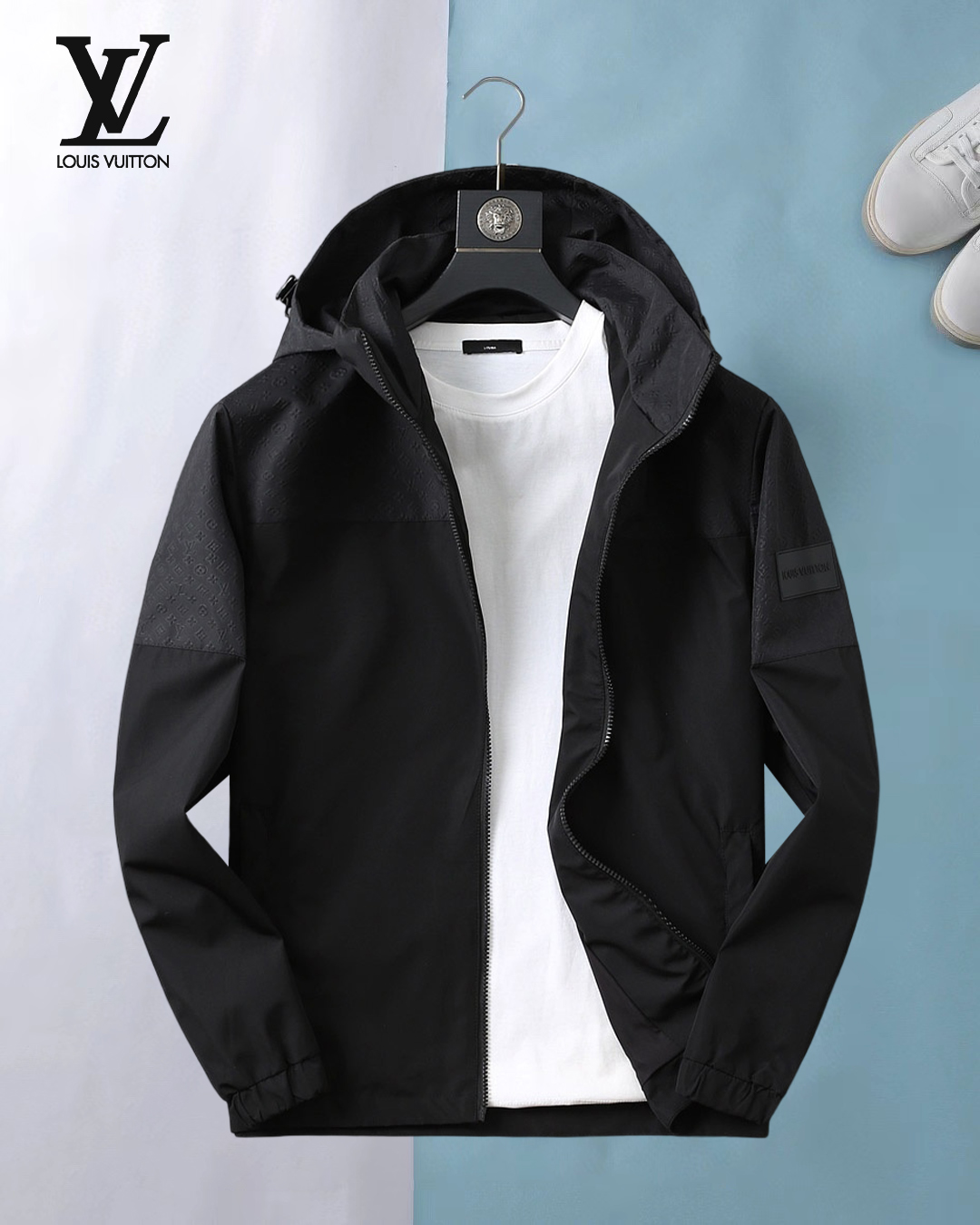 NO:537960,Lv 2025 autumn new jacket jacket, the new product on the show is perfect, comfortable and warm, the three standards are complete in color and full and attractive, and the very outstanding design easily advances the sense of fashion, the workmanship is extremely exquisite and rigorous, and the wiring is neat and meticulous!  A masterpiece of a big-name designer!  The upper body doesn't look bloated and super handsome!  Spot code M ~ 3XL,,louis vuitton,jackets & coats,jackets & coats,alexander wang19860909Lv 2025秋季新款夹克外套,秀场新品品相非常完美,舒适保暖,三标齐全色泽饱满诱人,非常出彩的设计,轻松将时髦感进阶,做工极为考究严谨,走线工整细致！大牌设计师巨作！上身不显臃肿、超级帅气！现货码数M ～ 3XL,,louis vuitton,jackets & coats,jackets & coats,alexander wang,Men's clothing