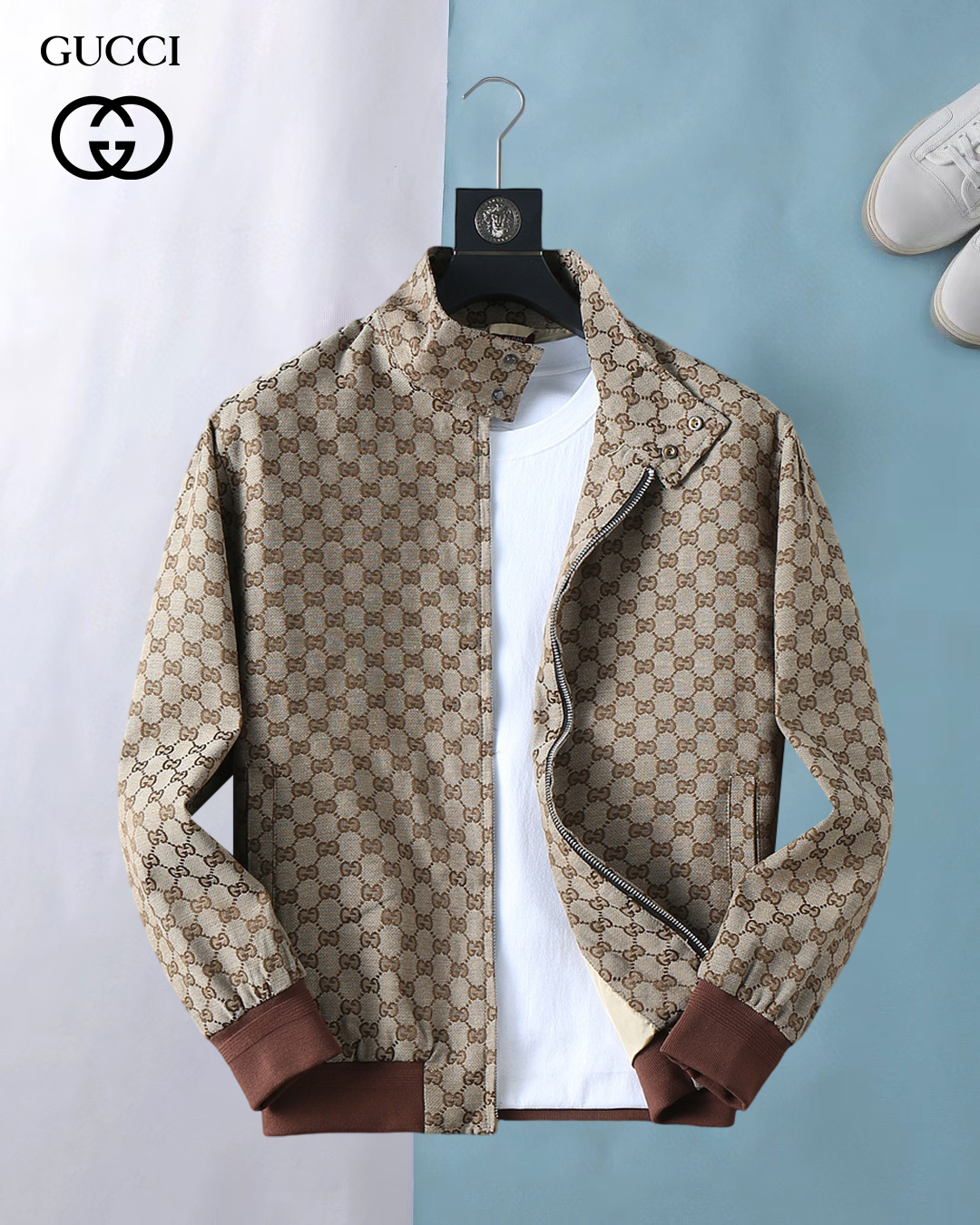 NO:644357,Gucci 2025 new autumn jacket, the new product on the show is in perfect condition, comfortable and warm, complete with three colors, full and attractive color, very outstanding design, easily upgrades the fashion sense, extremely elegant and rigorous workmanship, neat and meticulous wiring!  A masterpiece from a famous designer!  The upper body does not look bloated and is super handsome!  Available size M ~ XXXL,,jackets & coats,jackets & coats,alexander wang19860909古奇 2025秋季新款夹克外套,秀场新品品相非常完美,舒适保暖,三标齐全色泽饱满诱人,非常出彩的设计,轻松将时髦感进阶,做工极为考究严谨,走线工整细致！大牌设计师巨作！上身不显臃肿、超级帅气！现货码数M ～ XXXL,,jackets & coats,jackets & coats,alexander wang,Men's clothing