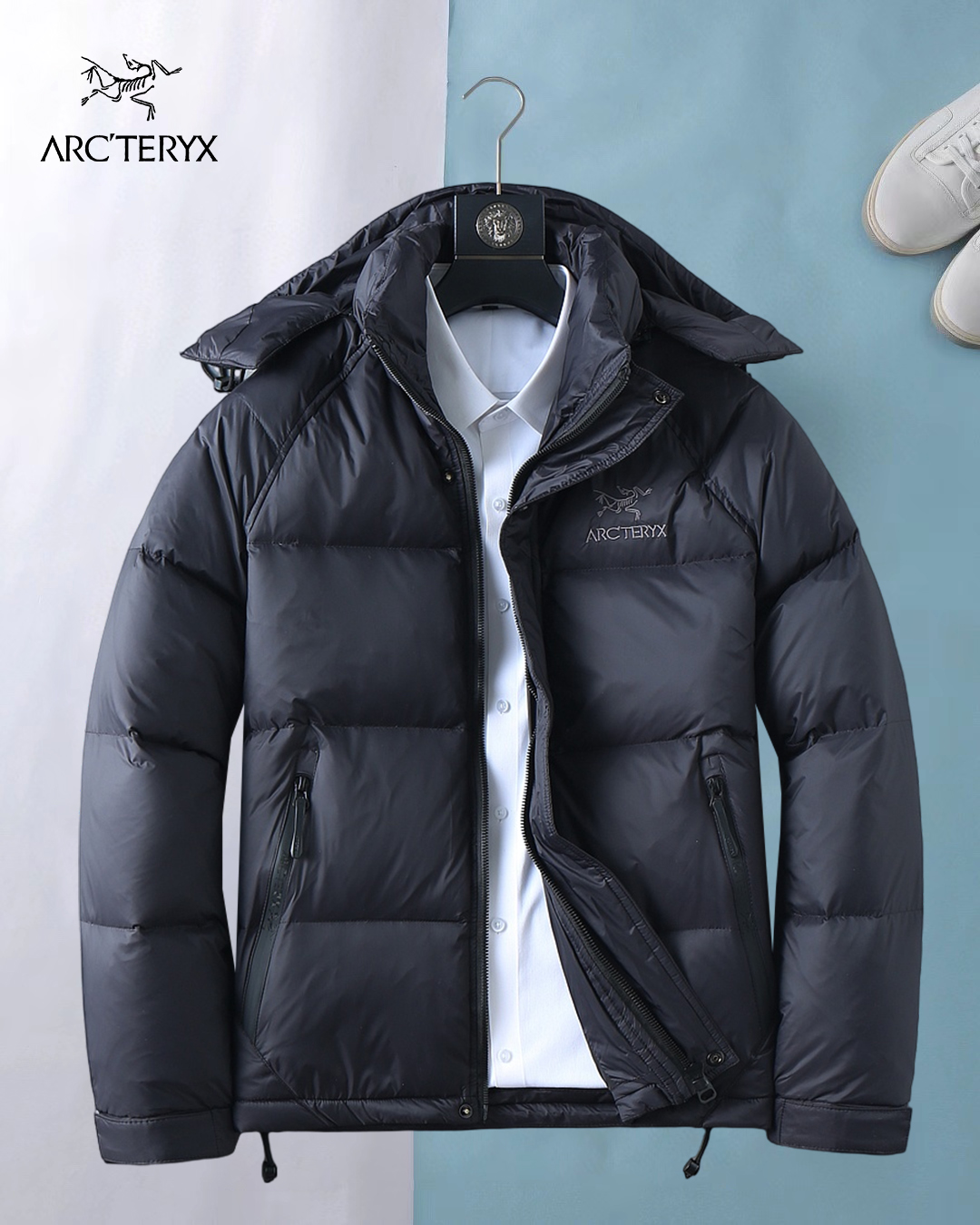 NO:644356,Arc'teryx GW exclusively supplies new classic down jackets for autumn and winter, hooded turtleneck down jackets, rarely available through trading company channels, hood snap-button detachable design  A must-have thermal item for cooling weather, it can be worn for daily life or outdoor sports. The fabric of this down jacket is smooth and shiny, wear-resistant, scratch-resistant and easy to care for. It is equipped with high-quality white goose down filling inside. It is matched with large square quilting technology to create a fluffy and full overall effect. It has good resilience and has a strong thermal insulation effect, so that you are not afraid of the cold outdoor weather in autumn and winter! Size: M-3xL, arc'teryx, down  jacket,hats,alexander wang19860909始祖鸟 GW独家专供秋冬新款经典羽绒服,连帽高领羽绒服 贸易公司渠道稀出,帽子按扣可拆卸设计 降温天气必备的保暖单品,不论是日常还是户外运动都能穿.该羽绒服面料质感光滑亮泽,耐磨防刮易打理,内里配置优质白鹅绒埴充,在搭配大方格绗缝工艺,wt打造蓬松饱满的整体效果,回弹性好,兼顾强悍的保暖锁温效果,让你无惧秋冬季寒冷的户外天气! 尺码:M-3xL,arc'teryx,down jacket,hats,alexander wang,Men's clothing