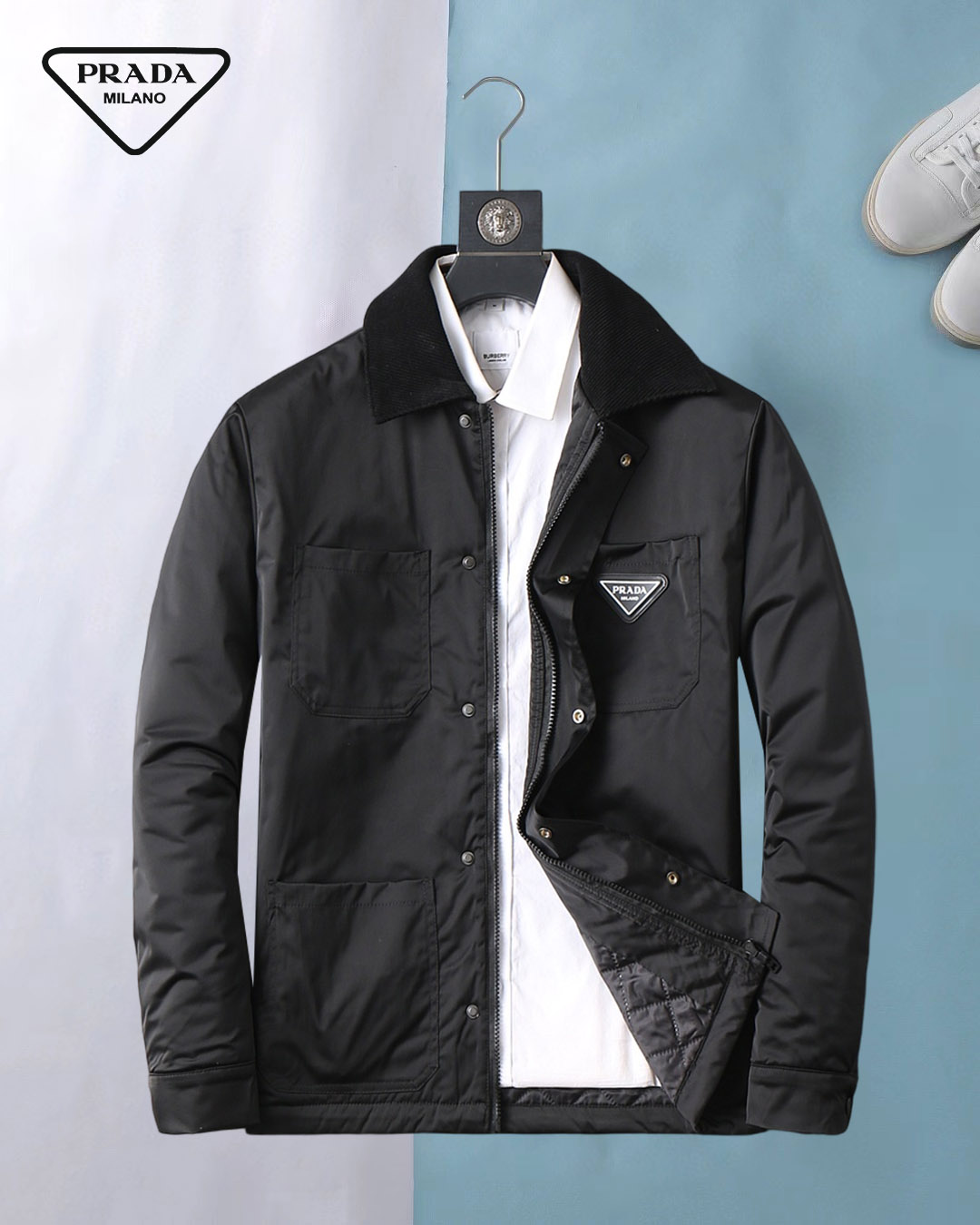 NO:644367,Prada's new 2025ss winter down jacket with all three standards is in perfect condition. It's comfortable and warm, and the color is full and attractive. The design is very outstanding, and it can easily enhance the sense of fashion. The workmanship is extremely sophisticated and rigorous, and the wiring is neat and meticulous!  A masterpiece from a famous designer!  The upper body does not look bloated and is super handsome!  Available sizes M ~ XXXL,,prada,jackets & coats,down jacket,alexander wang19860909普拉达 三标齐全 2025ss冬季新款羽绒棉服外套,秀场新品品相非常完美,舒适保暖,色泽饱满诱人,非常出彩的设计,轻松将时髦感进阶,做工极为考究严谨,走线工整细致！大牌设计师巨作！上身不显臃肿、超级帅气！现货码数M ～ XXXL,,prada,jackets & coats,down jacket,alexander wang,Men's clothing