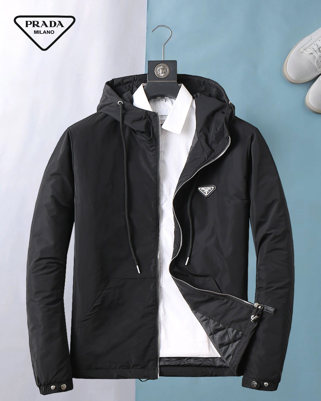 NO:644355,Prada's new 2025ss winter down jacket with all three standards is in perfect condition. It's comfortable and warm, and the color is full and attractive. The design is very outstanding, and it can easily enhance the sense of fashion. The workmanship is extremely sophisticated and rigorous, and the wiring is neat and meticulous!  A masterpiece from a famous designer!  The upper body does not look bloated and is super handsome!  Available sizes M ~ XXXL,,prada,jackets & coats,down jacket,alexander wang19860909普拉达 三标齐全 2025ss冬季新款羽绒棉服外套,秀场新品品相非常完美,舒适保暖,色泽饱满诱人,非常出彩的设计,轻松将时髦感进阶,做工极为考究严谨,走线工整细致！大牌设计师巨作！上身不显臃肿、超级帅气！现货码数M ～ XXXL,,prada,jackets & coats,down jacket,alexander wang,Men's clothing