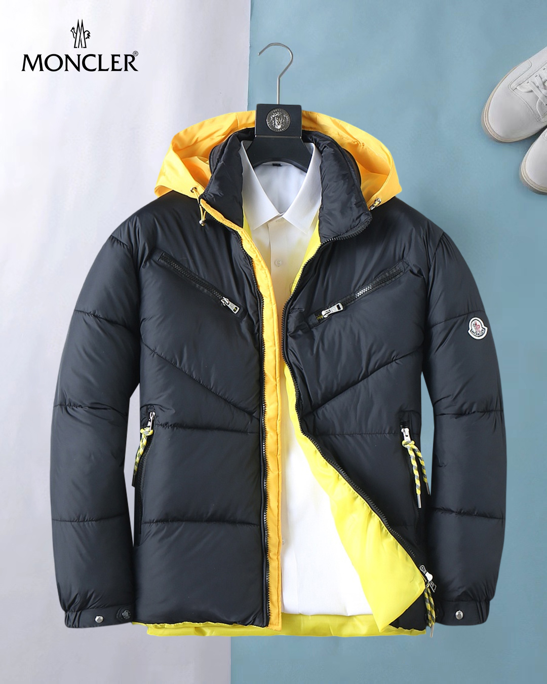 NO:644368,Mengkou, complete with three standards, 2025ss new winter down jacket, the new product in the show is in perfect condition, comfortable and warm, the color is full and attractive, the very outstanding design can easily enhance the fashion sense, the workmanship is extremely sophisticated and rigorous, and the wiring is neat and meticulous!  A masterpiece from a famous designer!  The upper body does not look bloated and is super handsome!  Available sizes M ~ XXXL,,Moncler,jackets & coats,down jacket,alexander wang19860909蒙口 三标齐全 2025ss冬季新款羽绒棉服外套,秀场新品品相非常完美,舒适保暖,色泽饱满诱人,非常出彩的设计,轻松将时髦感进阶,做工极为考究严谨,走线工整细致！大牌设计师巨作！上身不显臃肿、超级帅气！现货码数M ～ XXXL,,Moncler,jackets & coats,down jacket,alexander wang,Men's clothing