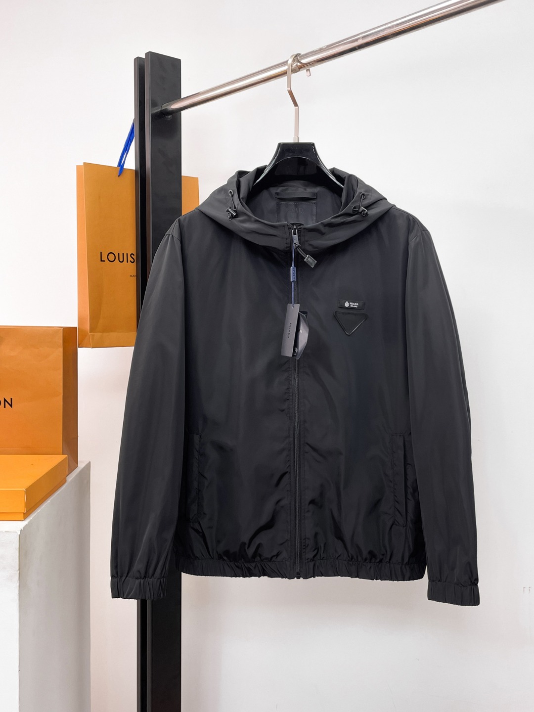Prada 普拉达 2026春季新品 休闲皮衣夹克外套