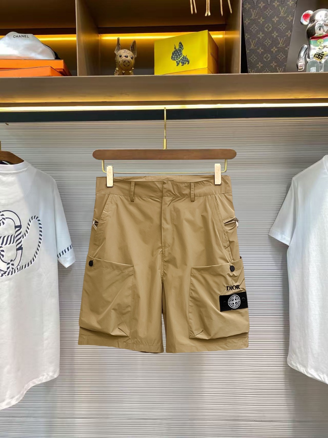 Dior 迪奥 三标齐全 2026夏季新款男士休闲短裤 高级定制面料透气面料 透气弹力舒适度极高