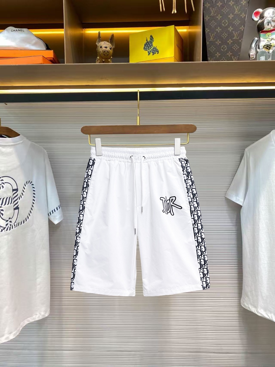 Dior 迪奥 三标齐全 2026夏季新款男士休闲短裤 高级定制面料透气面料 透气弹力舒适度极高