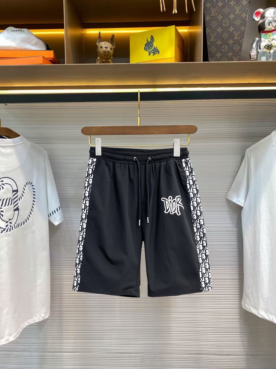 Dior 迪奥 三标齐全 2026夏季新款男士休闲短裤 高级定制面料透气面料 透气弹力舒适度极高
