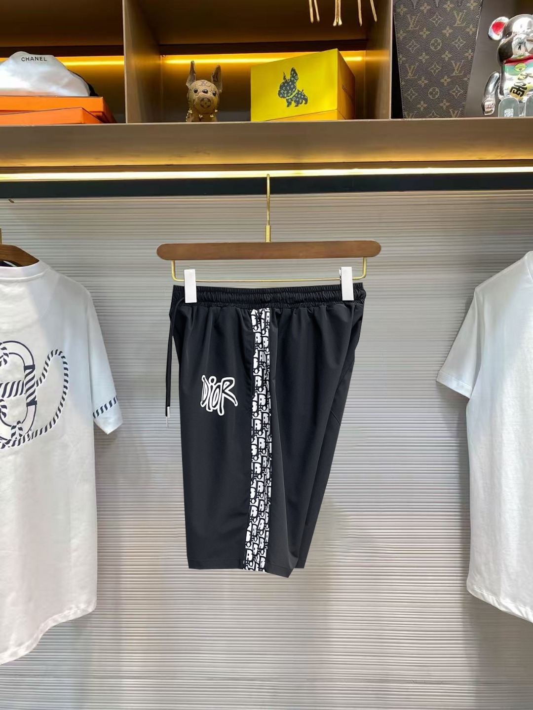Dior 迪奥 三标齐全 2026夏季新款男士休闲短裤 高级定制面料透气面料 透气弹力舒适度极高