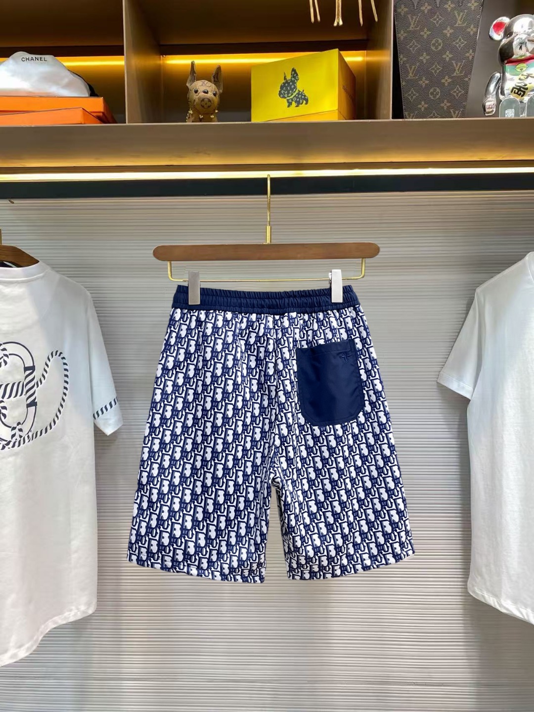 Dior 迪奥 三标齐全 2026夏季新款男士休闲短裤 高级定制面料透气面料 透气弹力舒适度极高