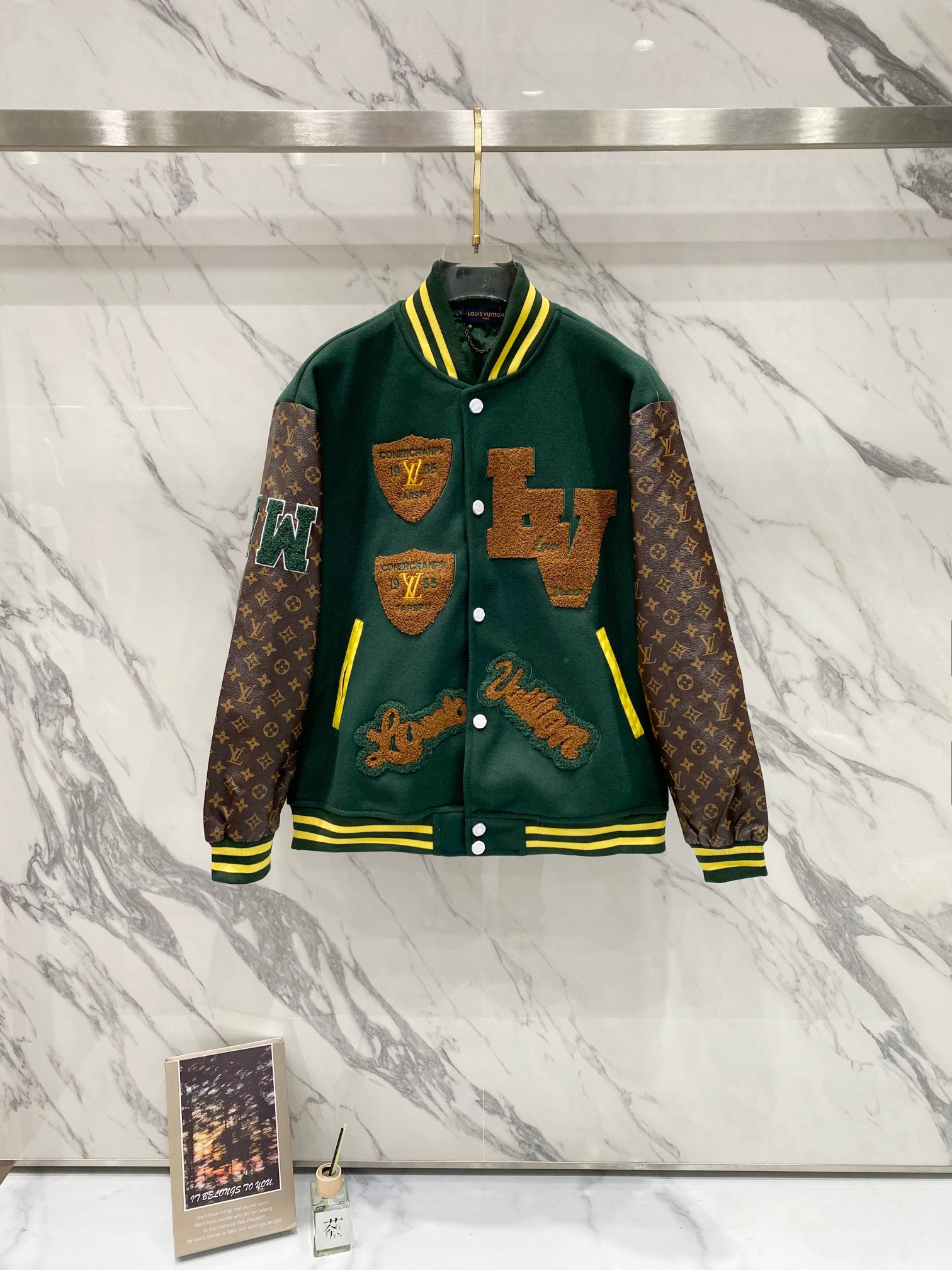 Louis Vuitton Remake Fighter Muay Thai Old Flower Splicing Baseball Uniform